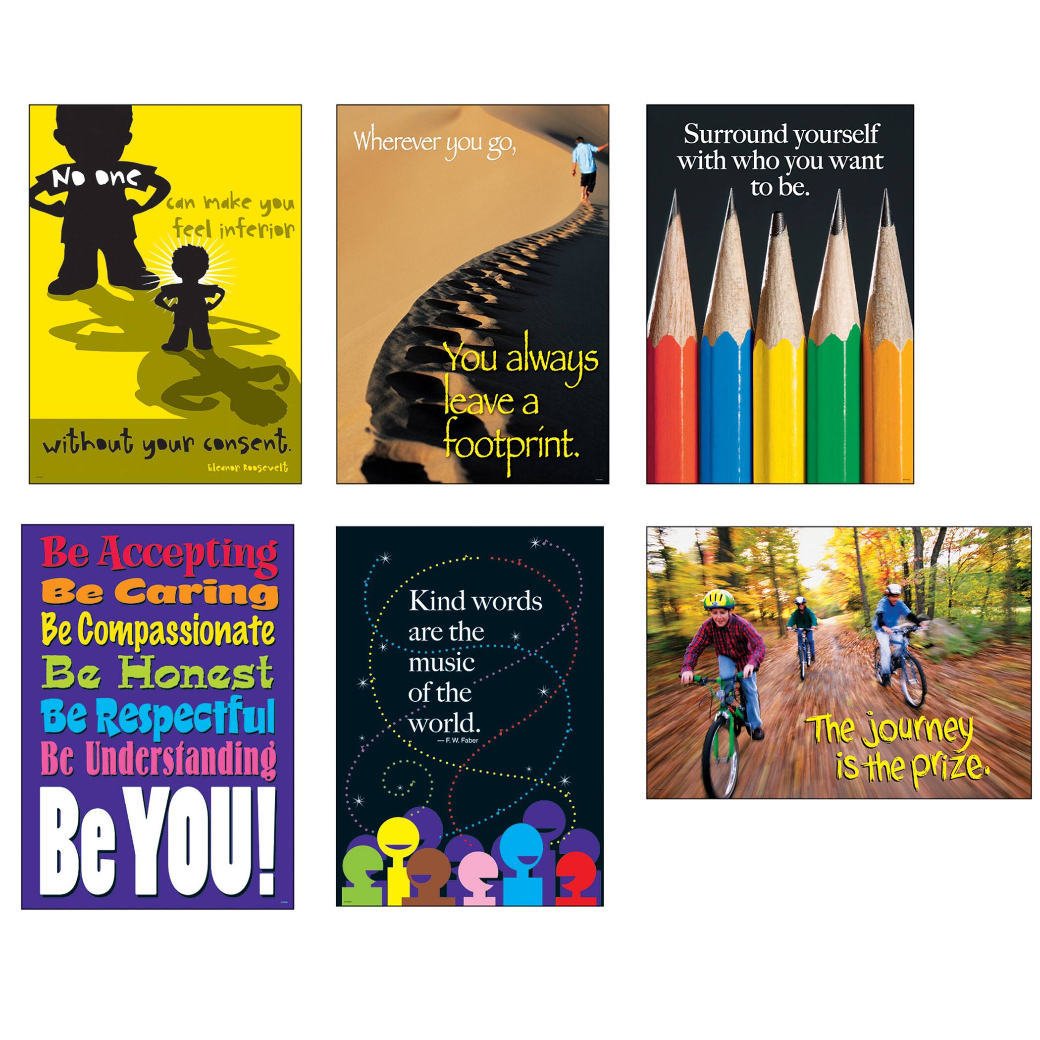 Think Positively ARGUS® Posters Combo Pack, 6 Pack