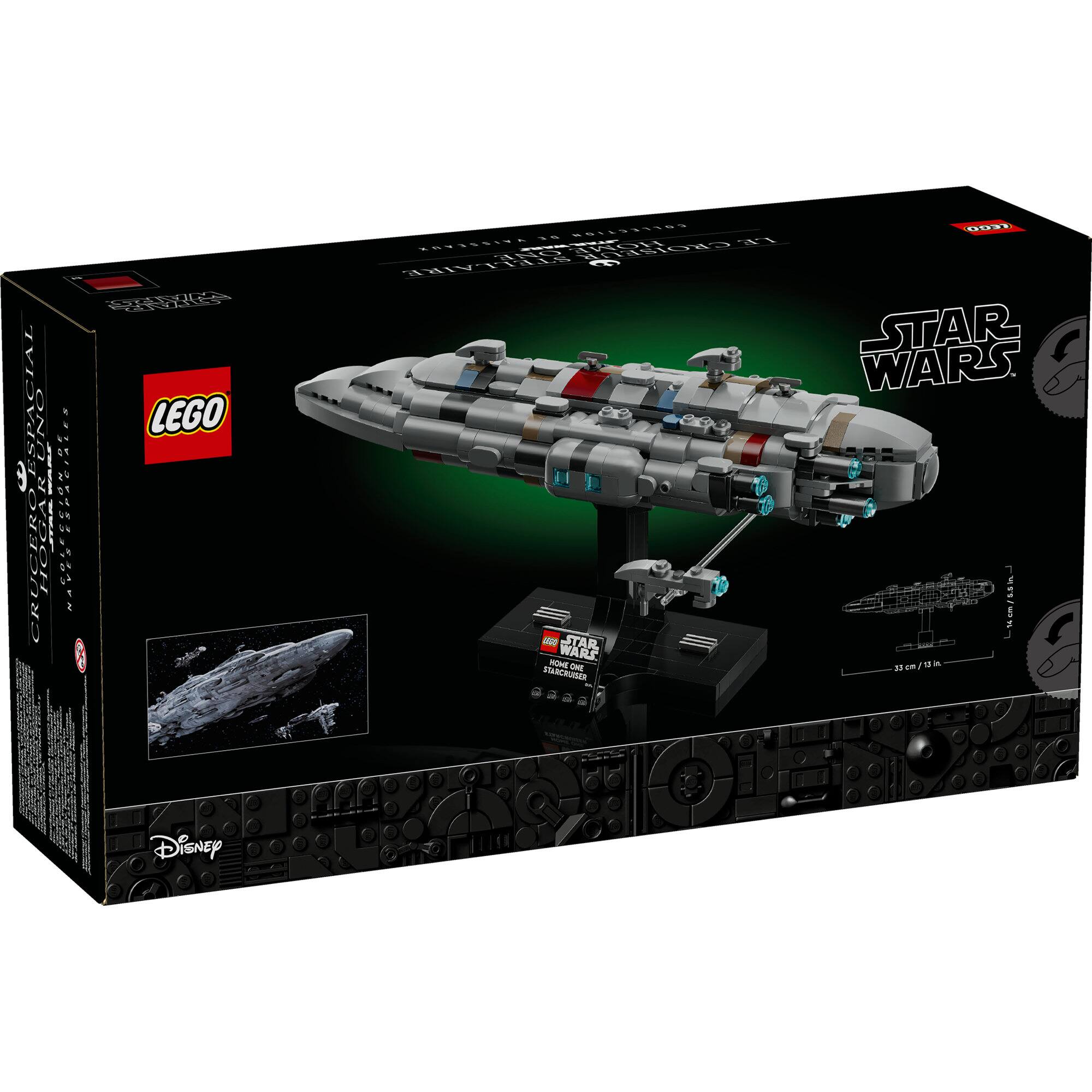 LEGO® Star Wars™ Home One Starcruiser, Buildable Starship Model Kit 75405