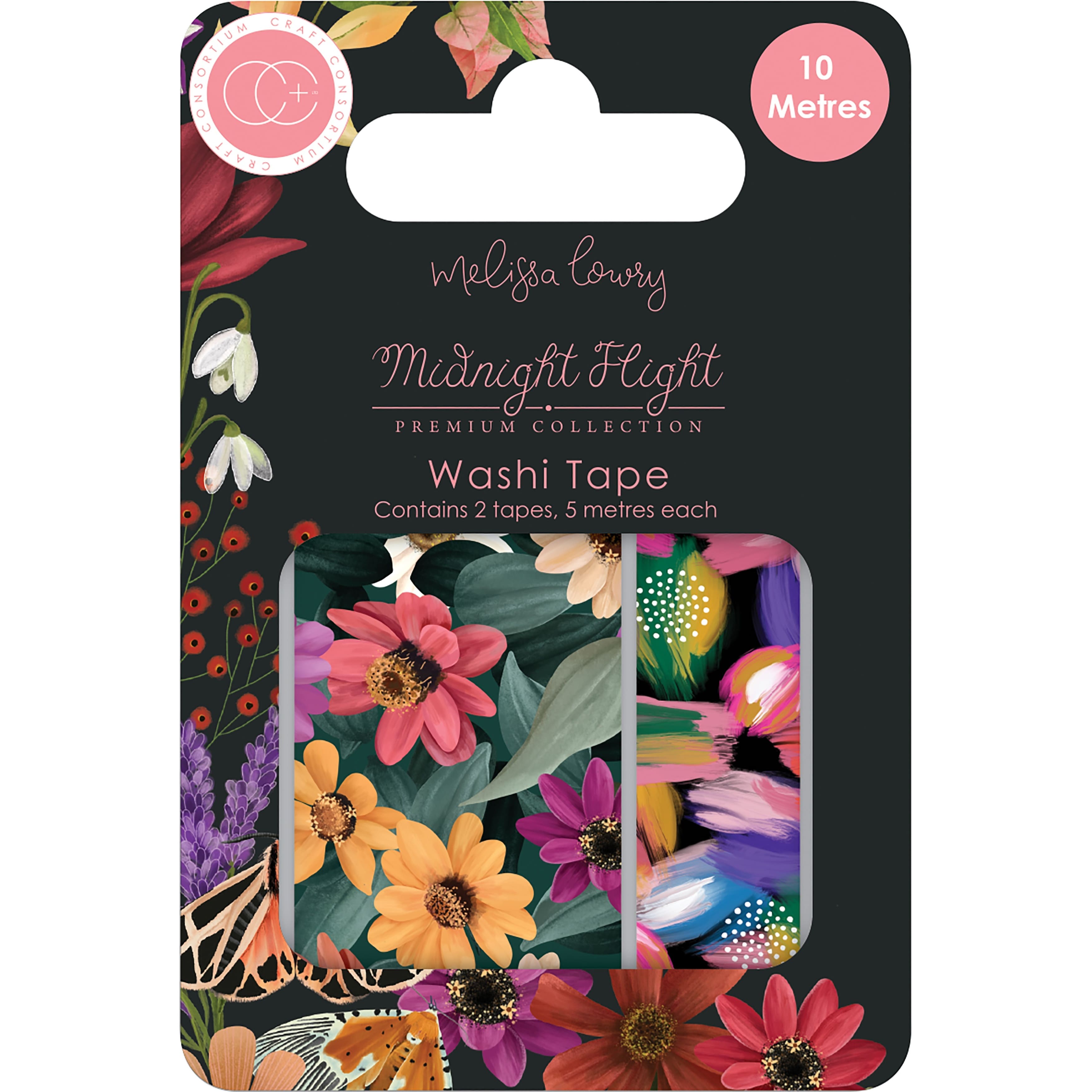 Craft Consortium Midnight Flight Washi Tape Set
