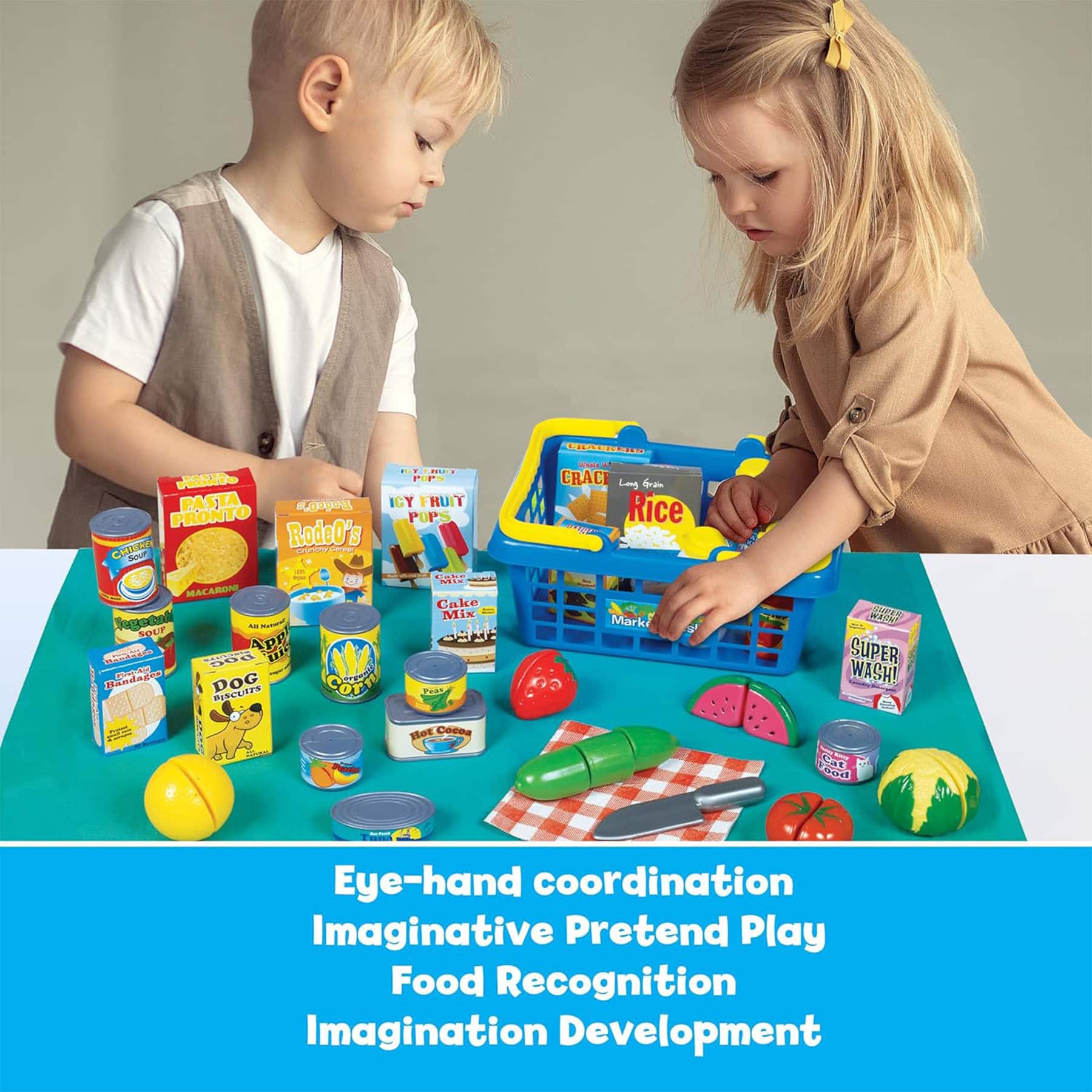 Small World Toys Get To The Grocer Pretend Play Set