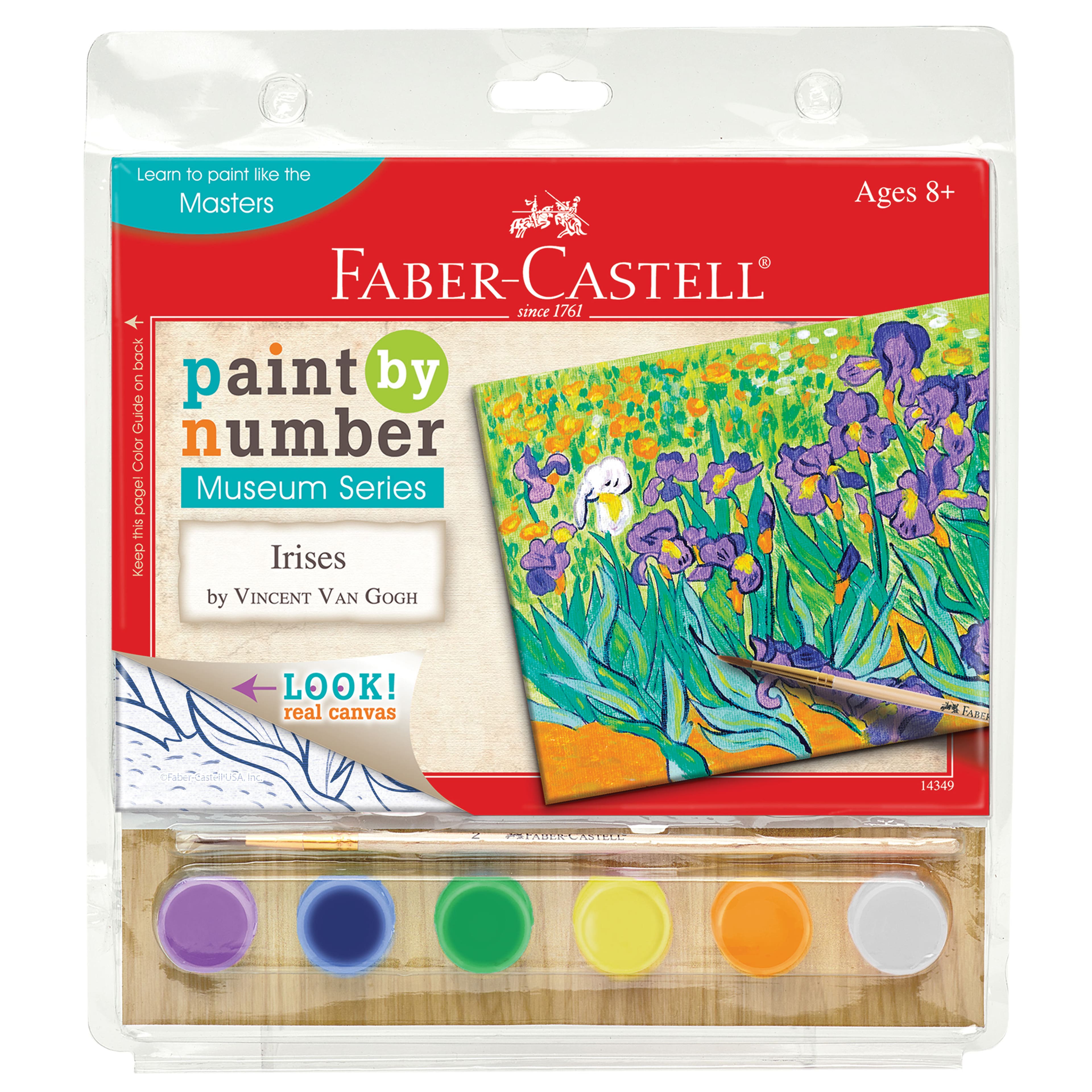 Faber-Castell Paint by Number Museum Series., Irises