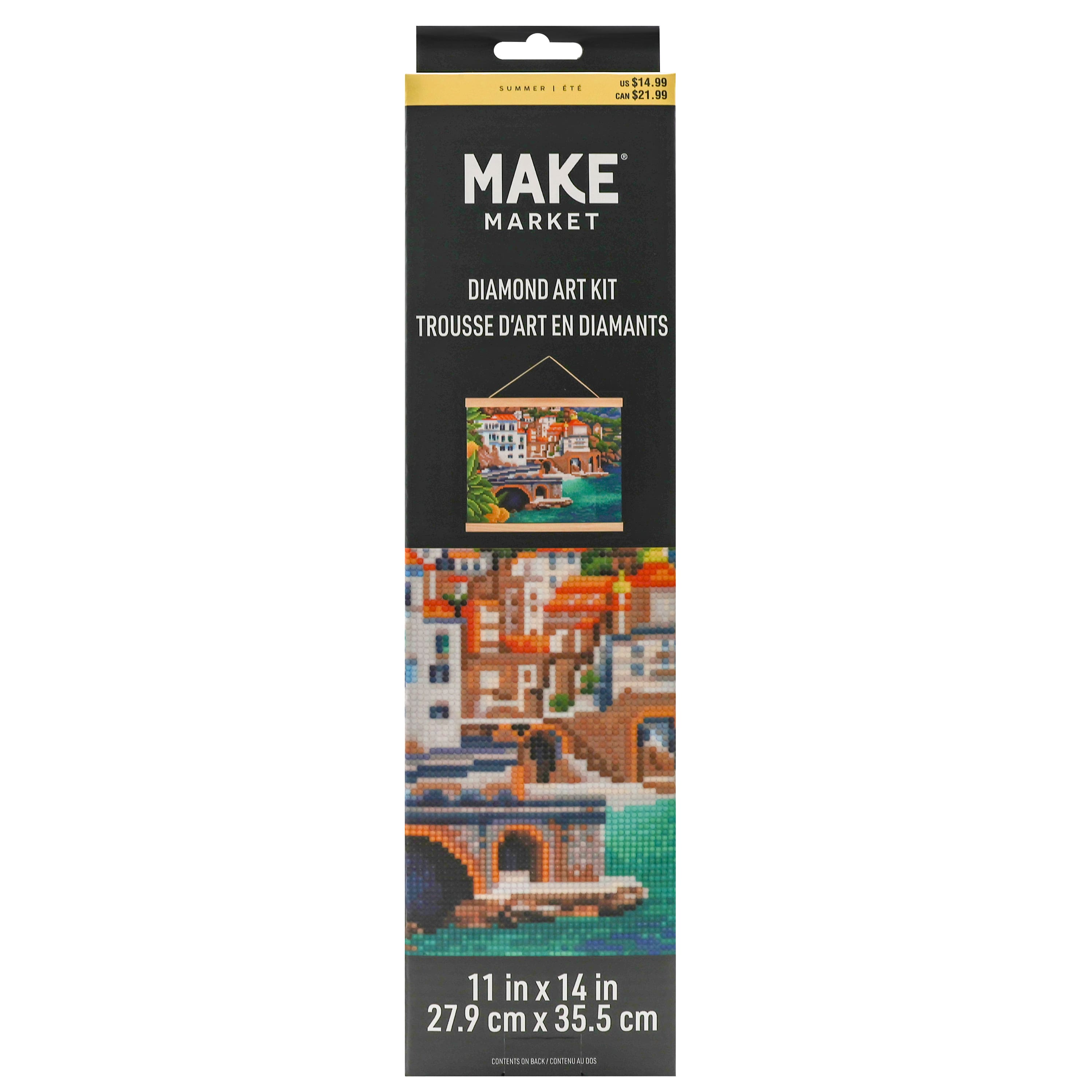 11" x 14" Lemon Coast Diamond Art Kit by Make Market®