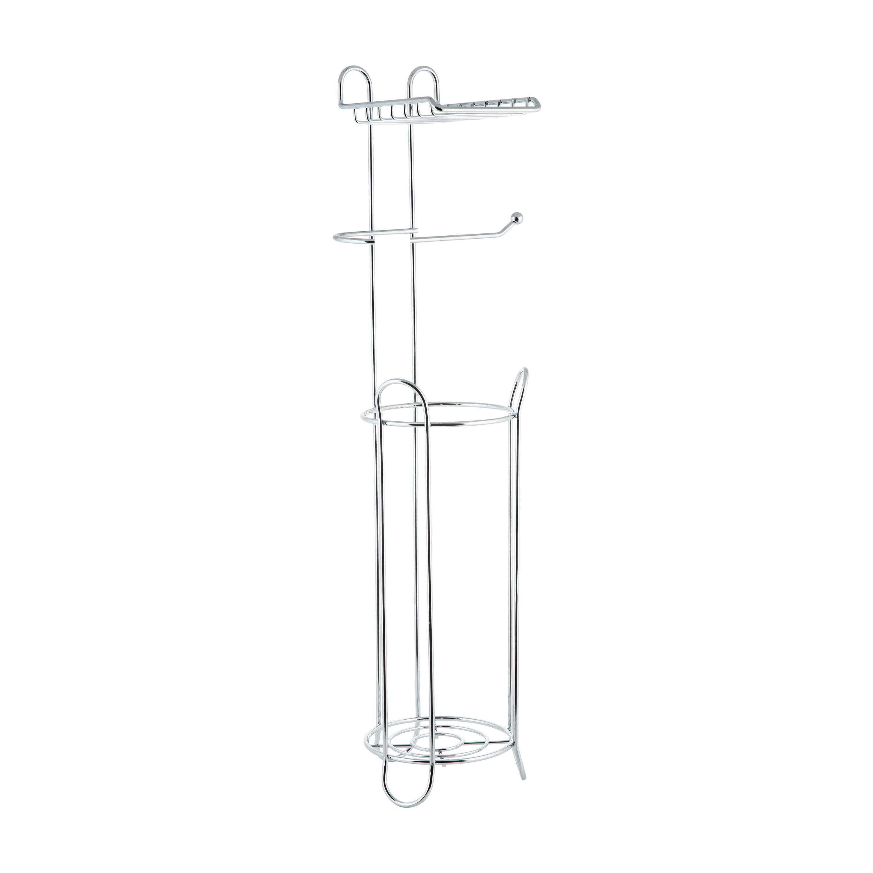 Bath Bliss Royal Toilet Paper Holder and Dispenser in Chrome