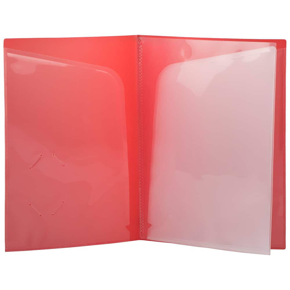 JAM Paper Heavy Duty Plastic High Pocket Organizer