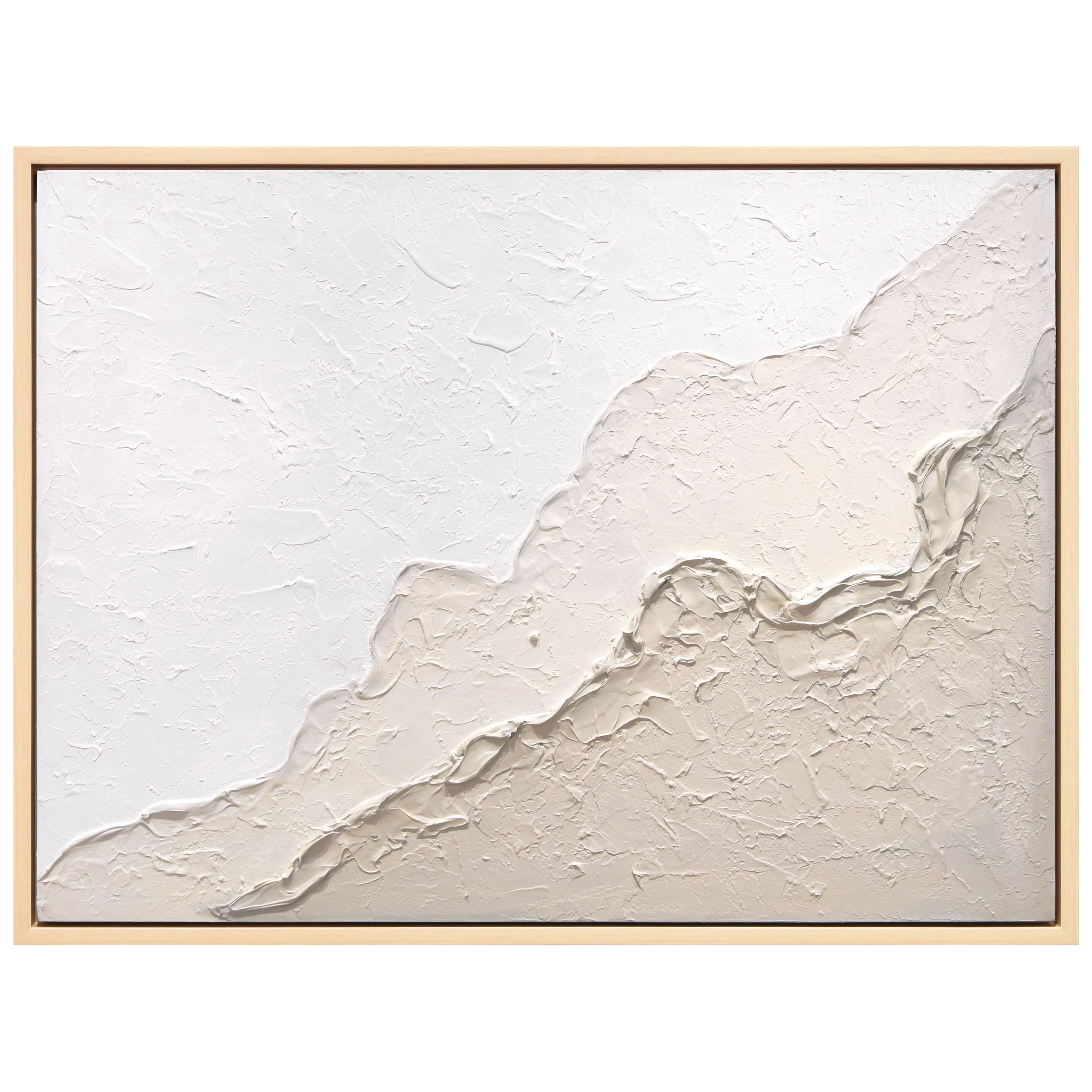 Empire Art Direct 30" x 40" Natural Flow Heavily Textured Hand Painted Framed Canvas Wall Art