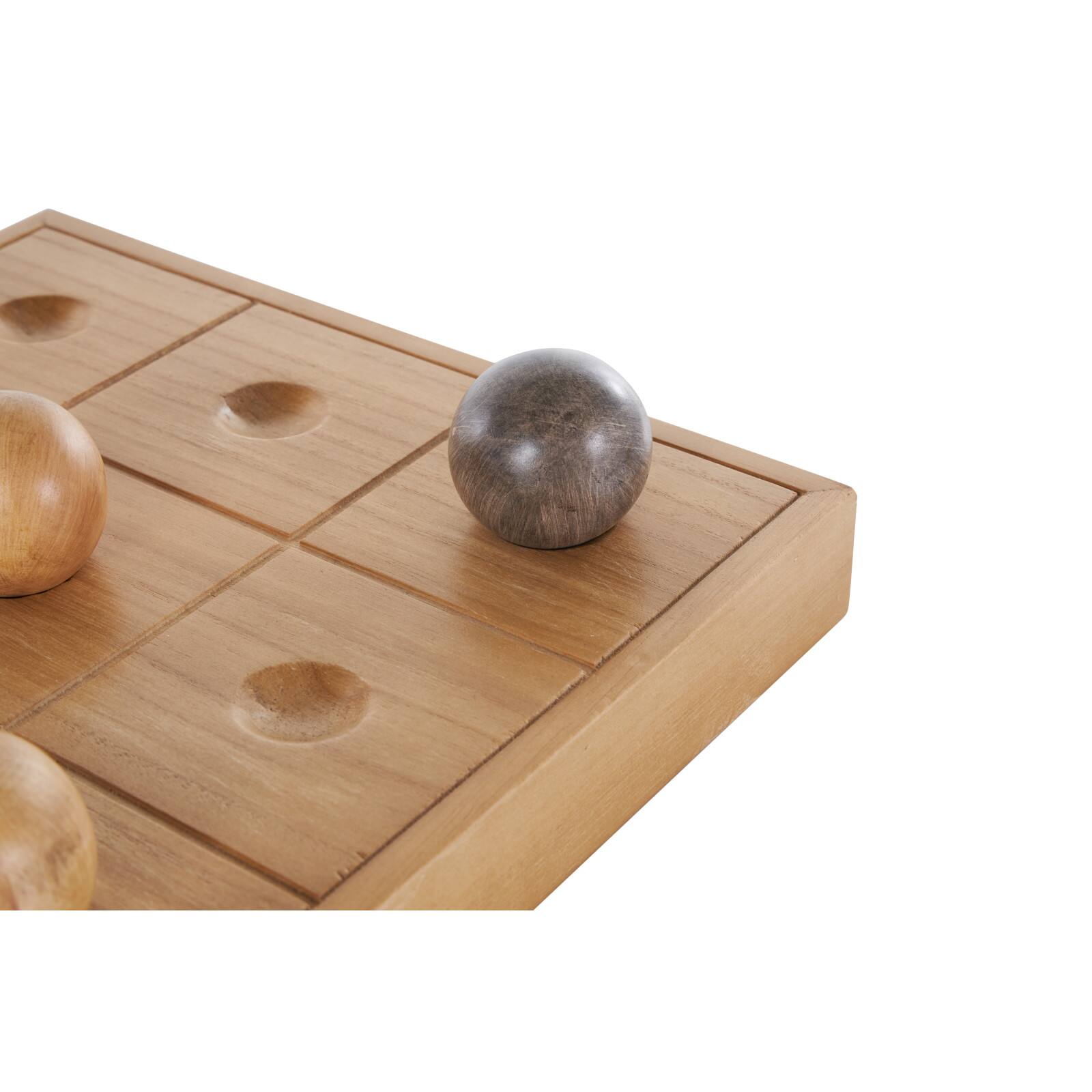 Brown Decorative Wooden Board Game Set