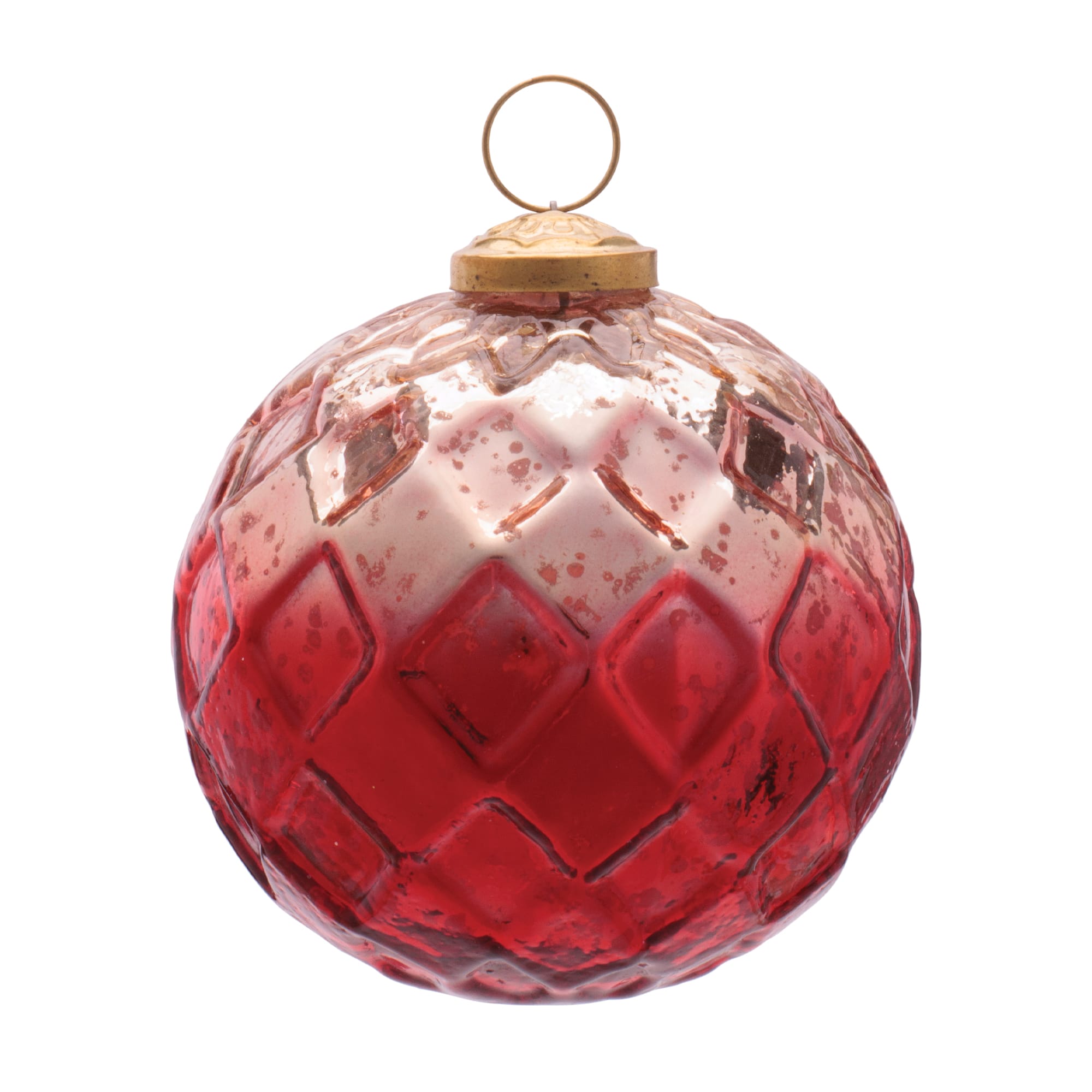 Melrose 4" Glass Ball Ornament Set
