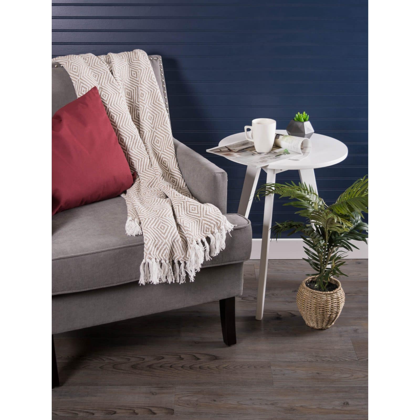 DII® Stone X-Diamond Geometric Throw