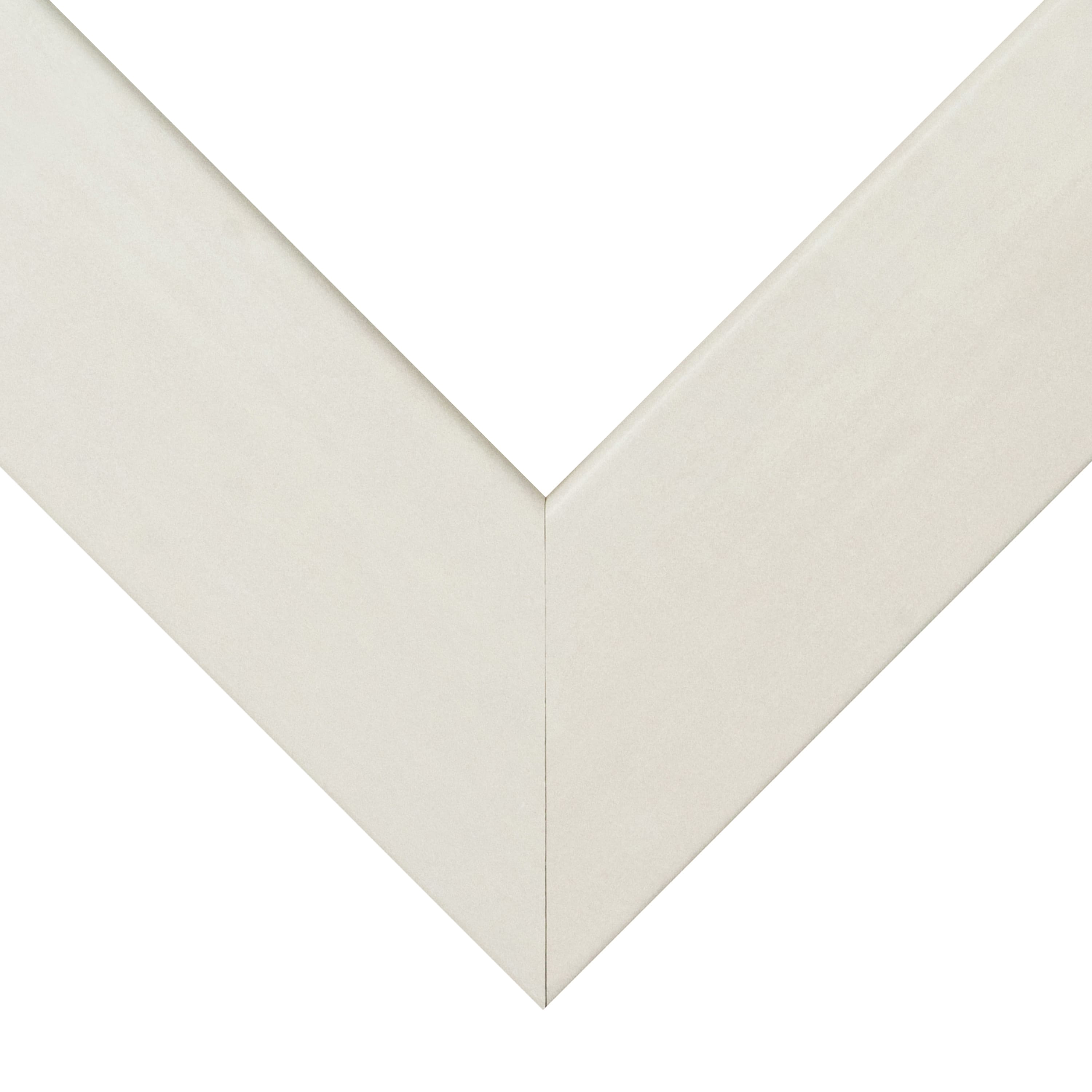 Frame USA Colori Large White Single Image Picture Frame with Mat