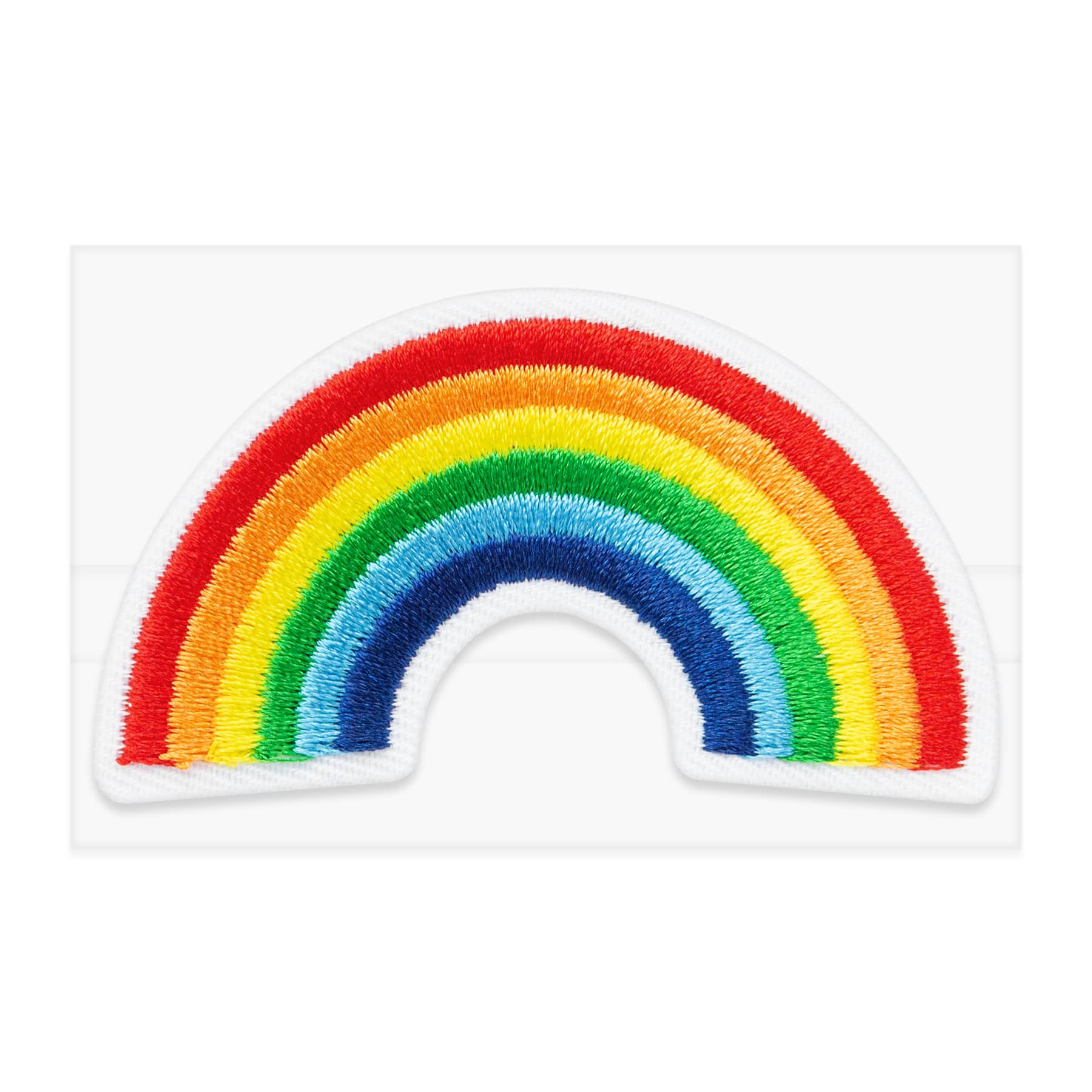 Rainbow Embroidered Iron-On & Adhesive Patch by Make Market®