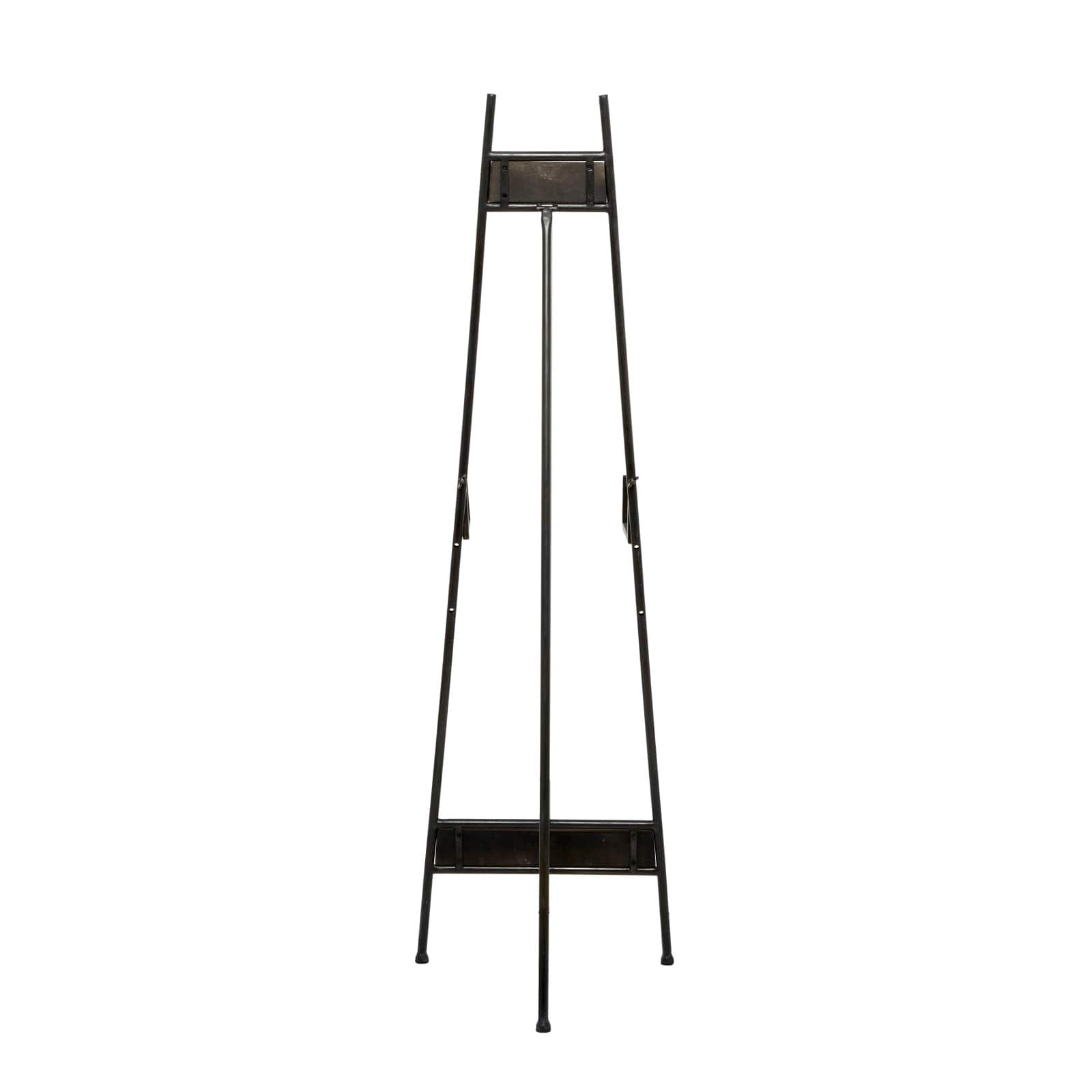 52" Black Iron Industrial Easel