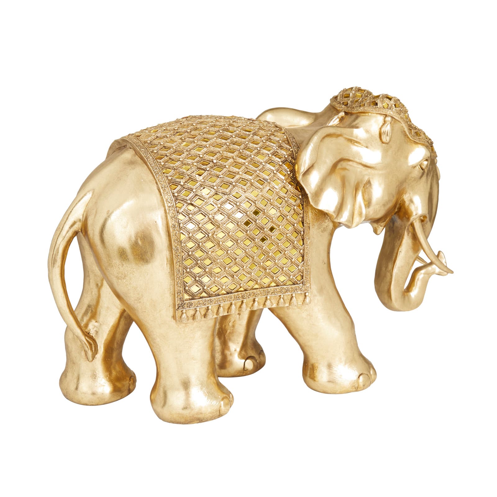 21" Gold Jungle Glam Sculpture