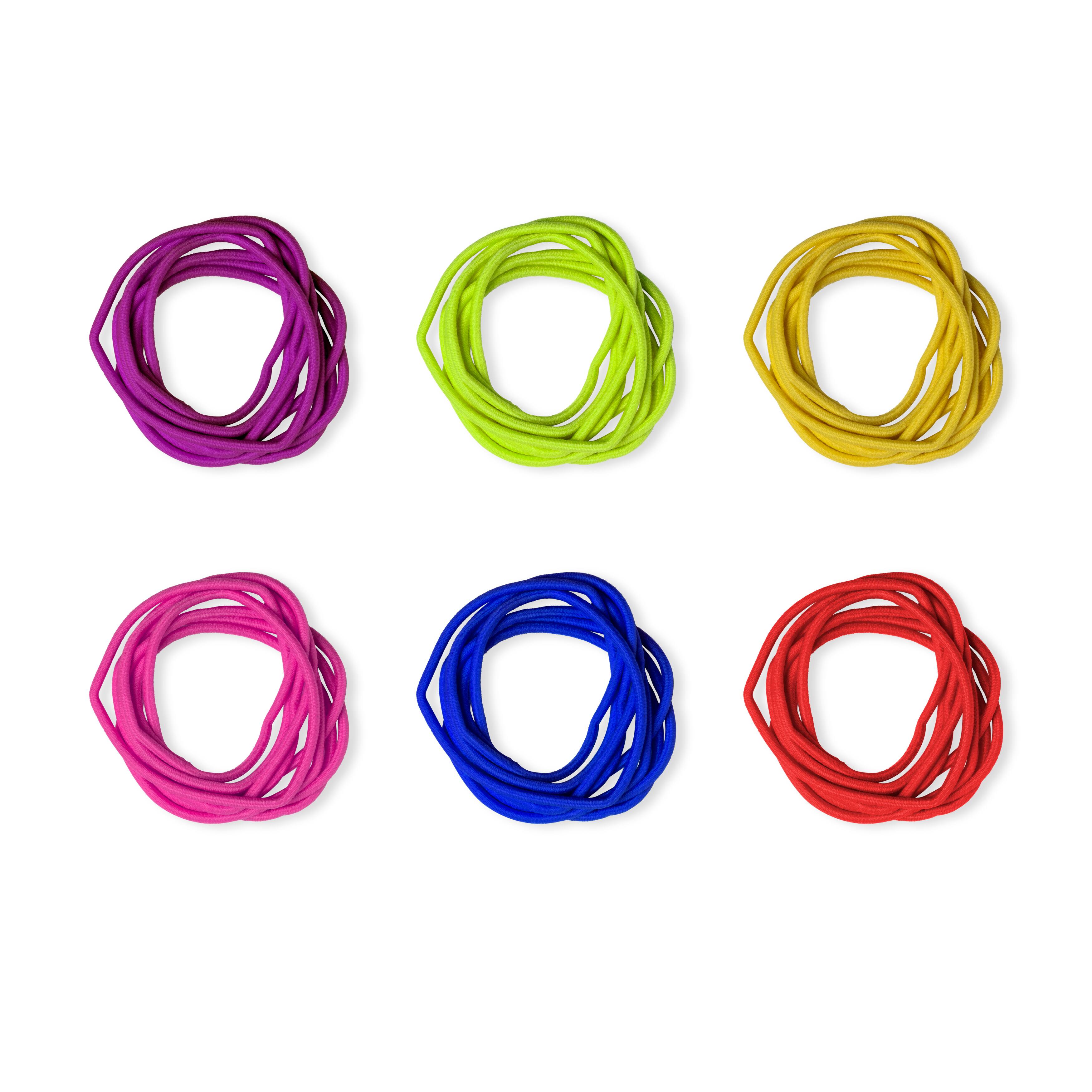 12 Packs: 6 ct. (72 total) Rainbow Elastic Cords by Creatology™