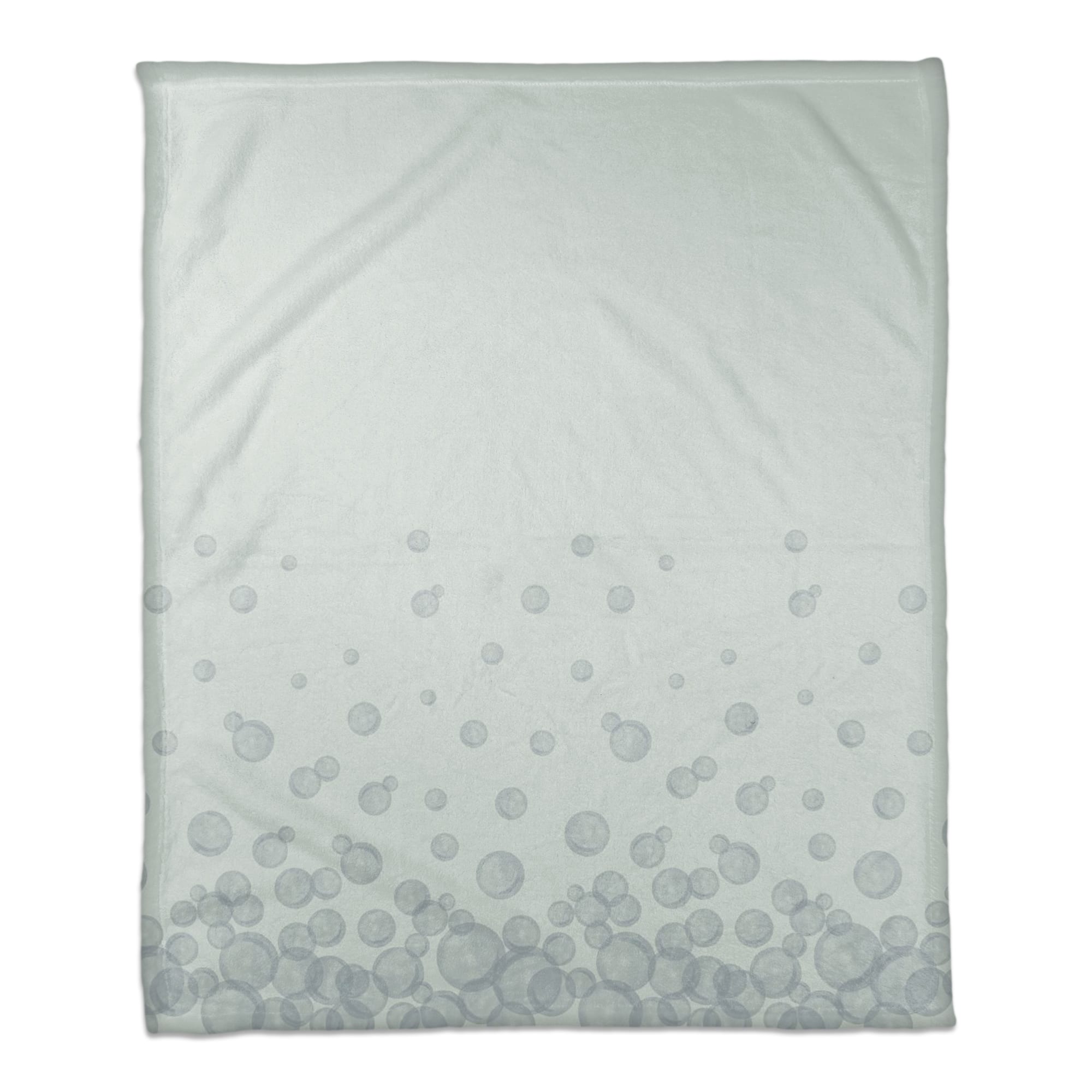 Bubbles Coral Fleece Blanket