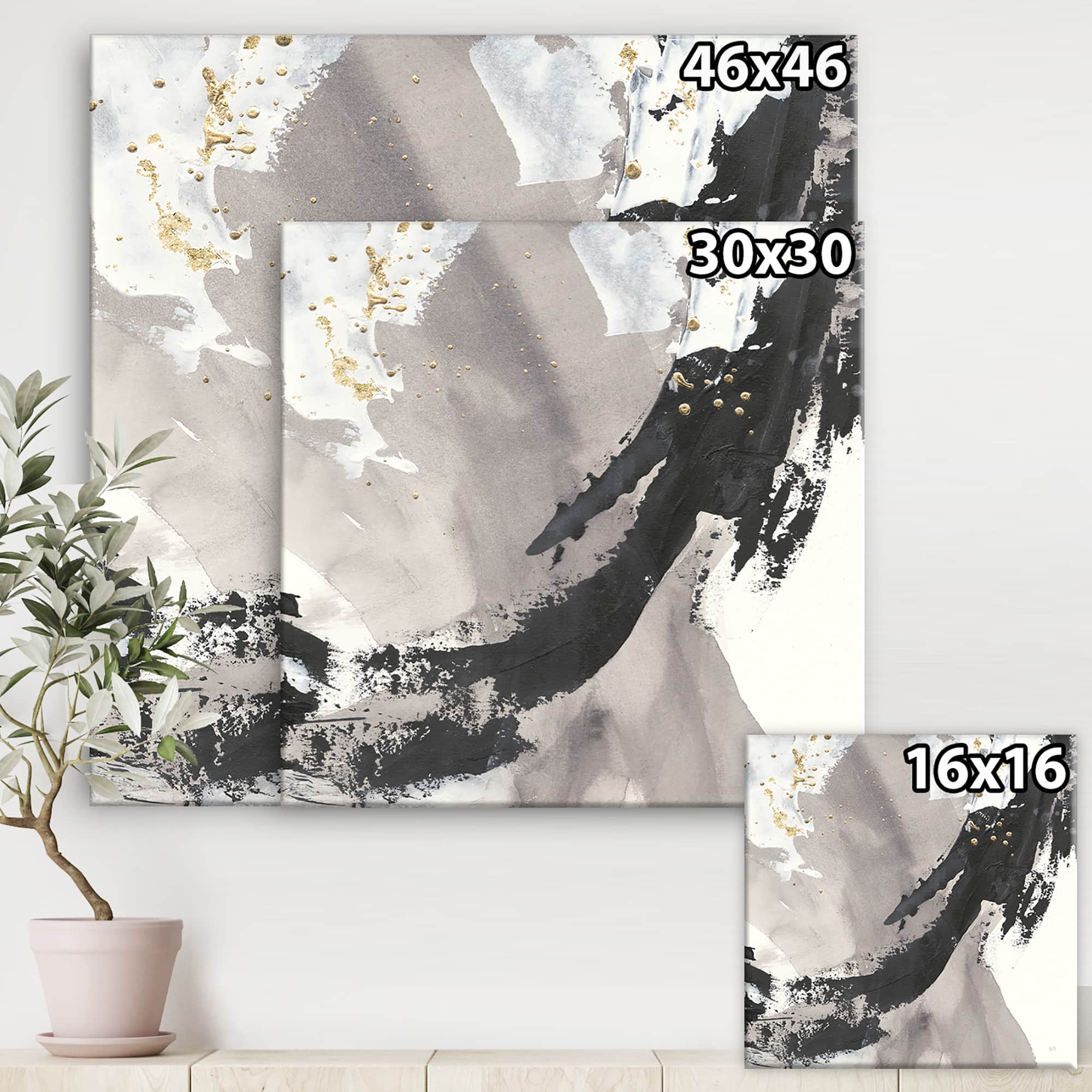 Designart - Glam Painted Arcs III