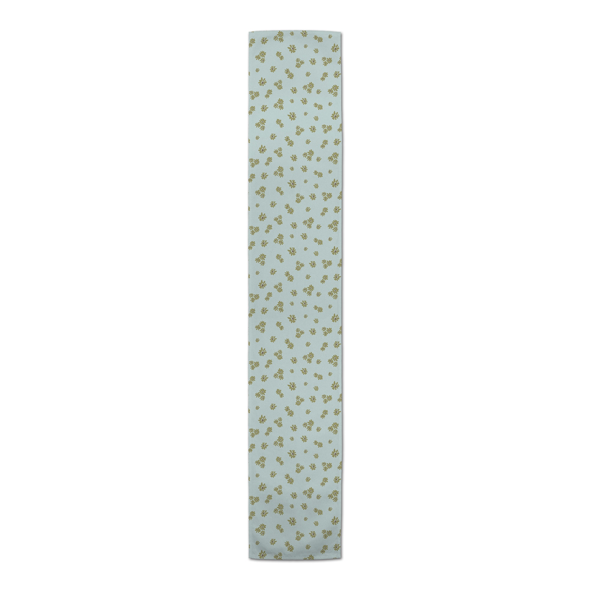 72" Daisy Pattern Cotton Twill Table Runner