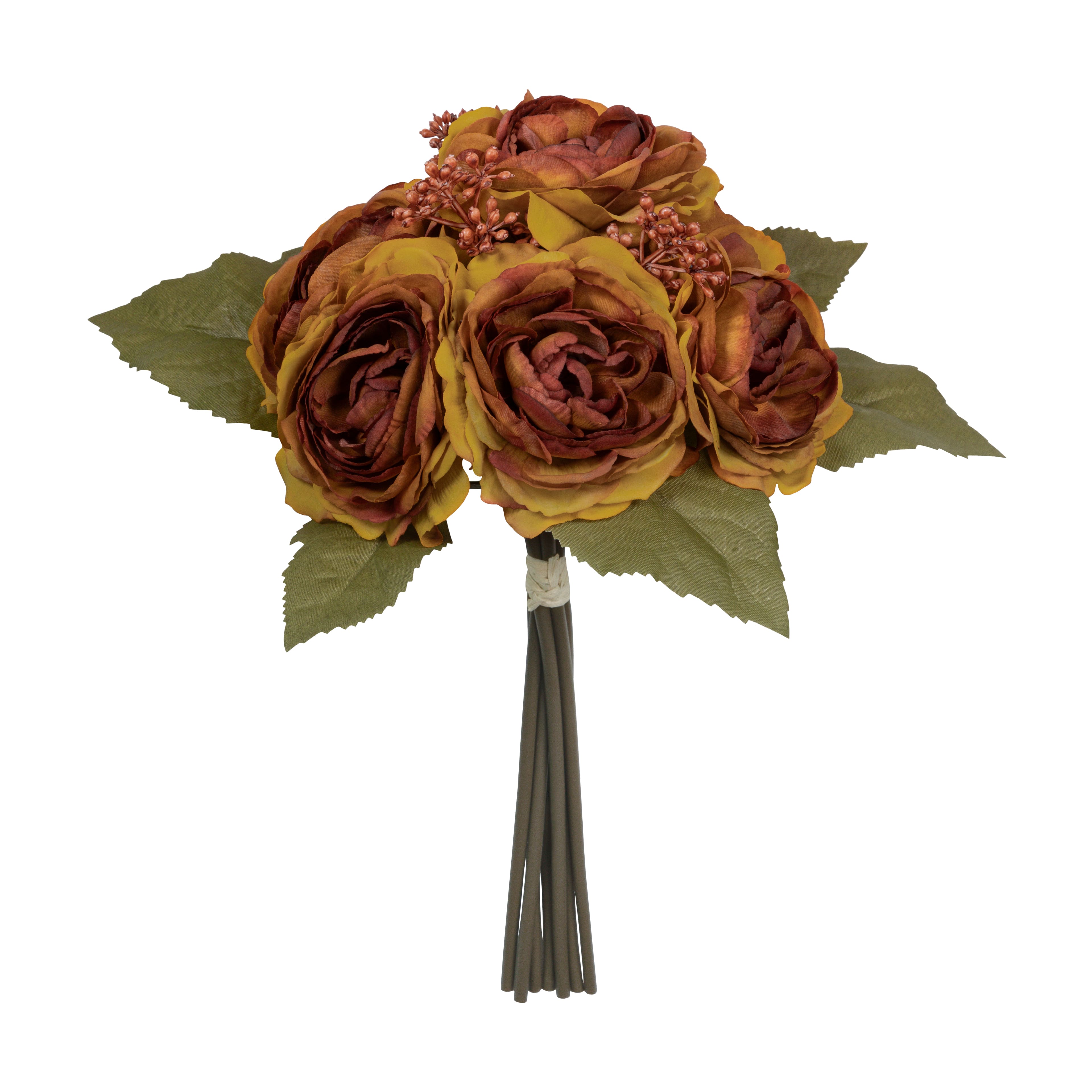 12" Orange Ranunculus & Berry Mix Real Touch Bundle by Ashland®