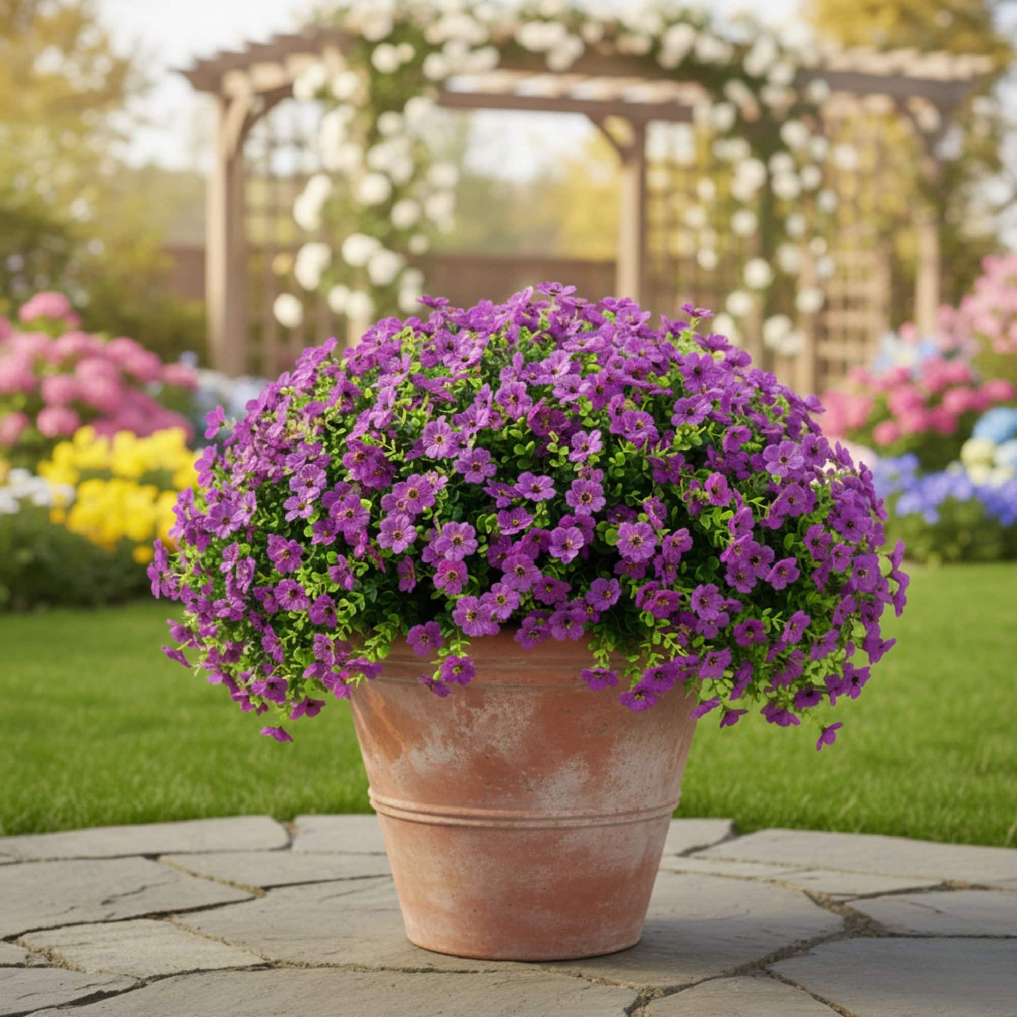 13" UV Resistant Artificial Daisy Bushes, 12ct.