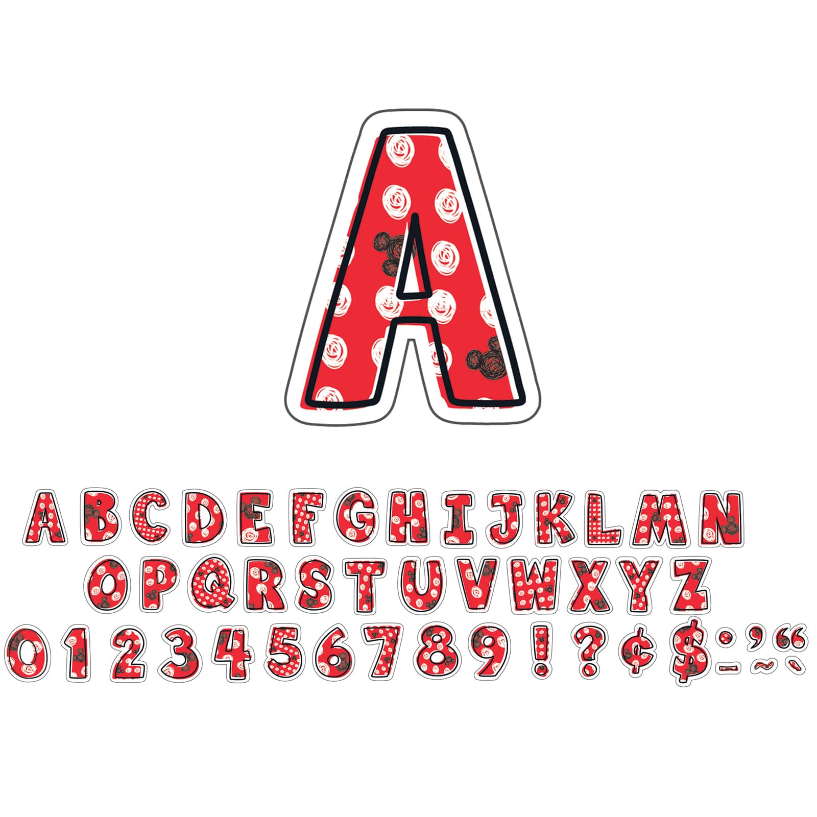 Eureka Mickey® Color Pop! Deco 4" Letters, 3 Packs of 531