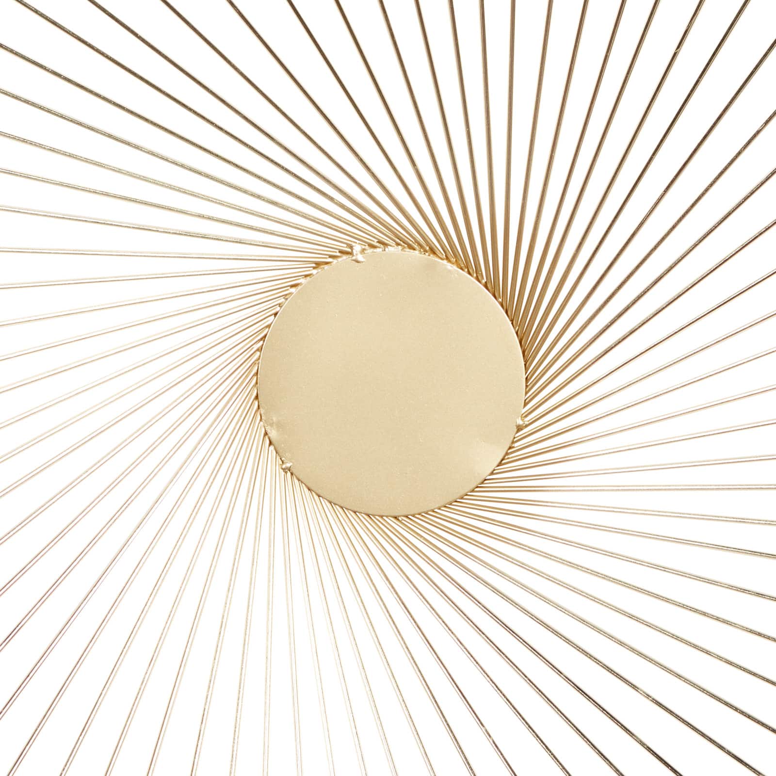 Gold Metal Contemporary Wall Décor Set, 16", 18" & 23"