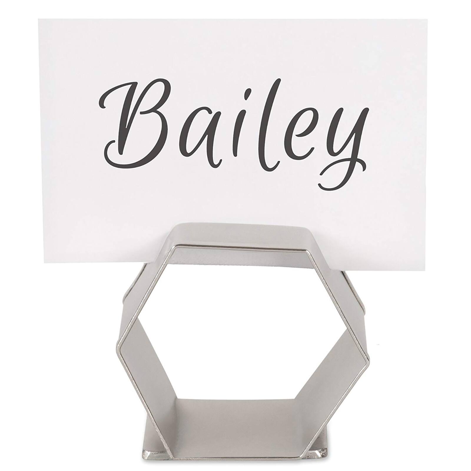 Antique Silver Place Holder Napkin Ring, 6ct.