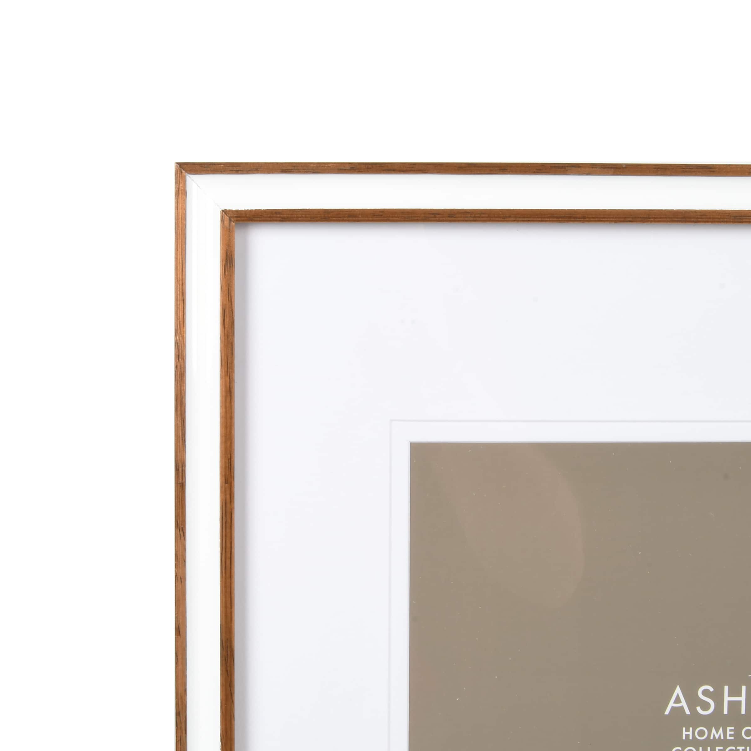 Home Natural & White Mango Matted Wood Wall Frame by Ashland®