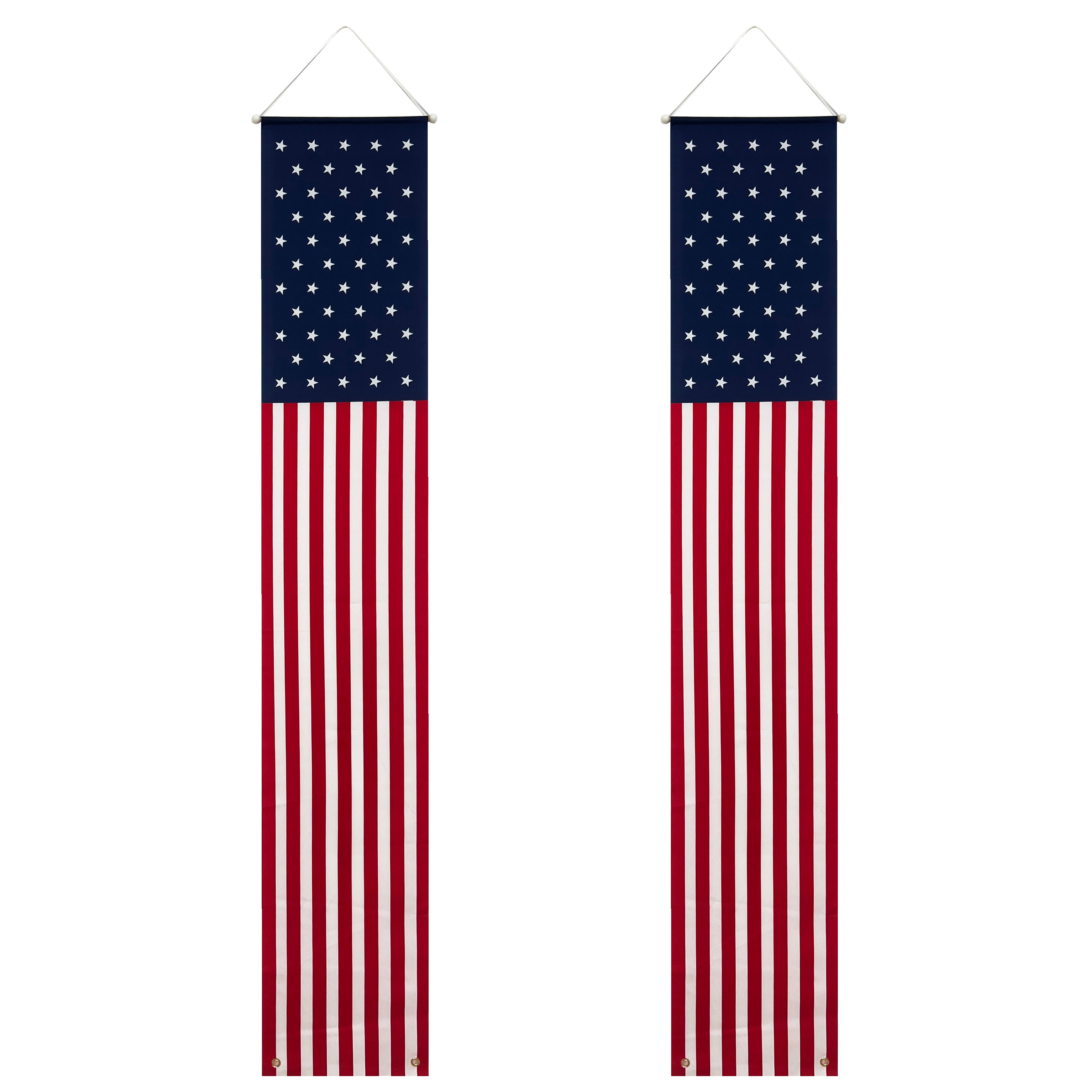 Red, White & Blue 6ft. US Flag Door Banners, 2ct. by Celebrate It™