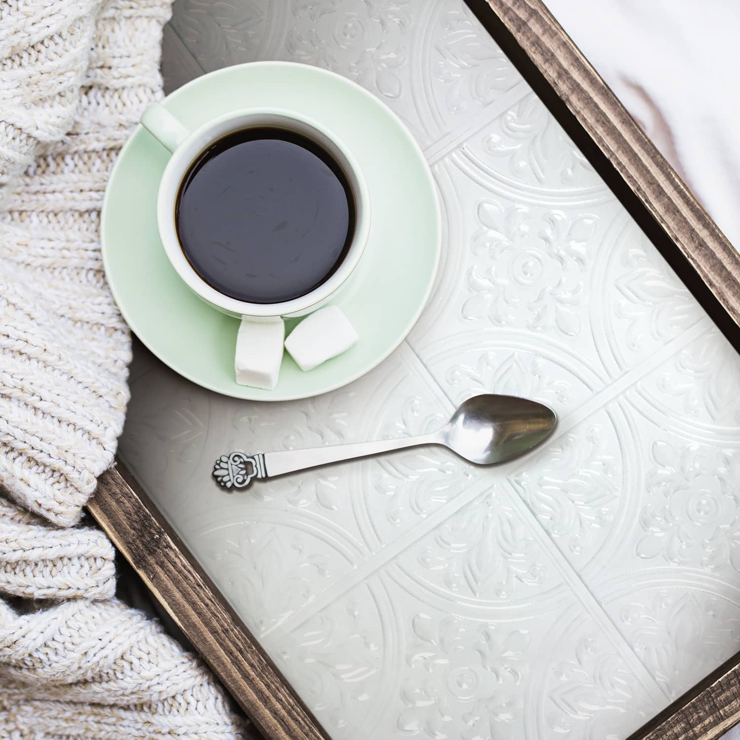 RoomMates Bright White Tin Tile Peel & Stick Backsplash