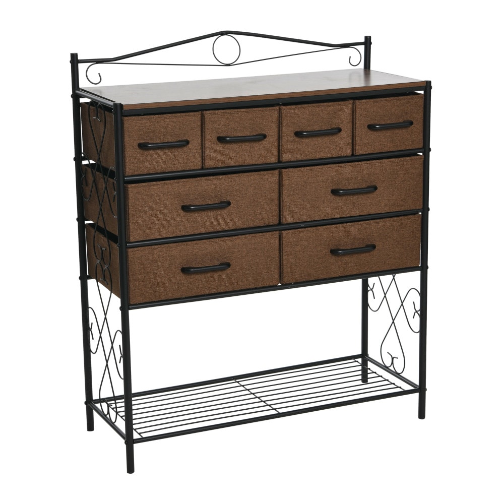 Household Essentials Victoria 8-Drawer Dresser with Shelf