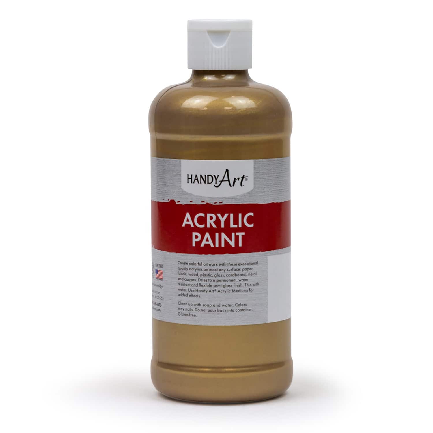 Handy Art® 16oz. Metallic Acrylic Paint