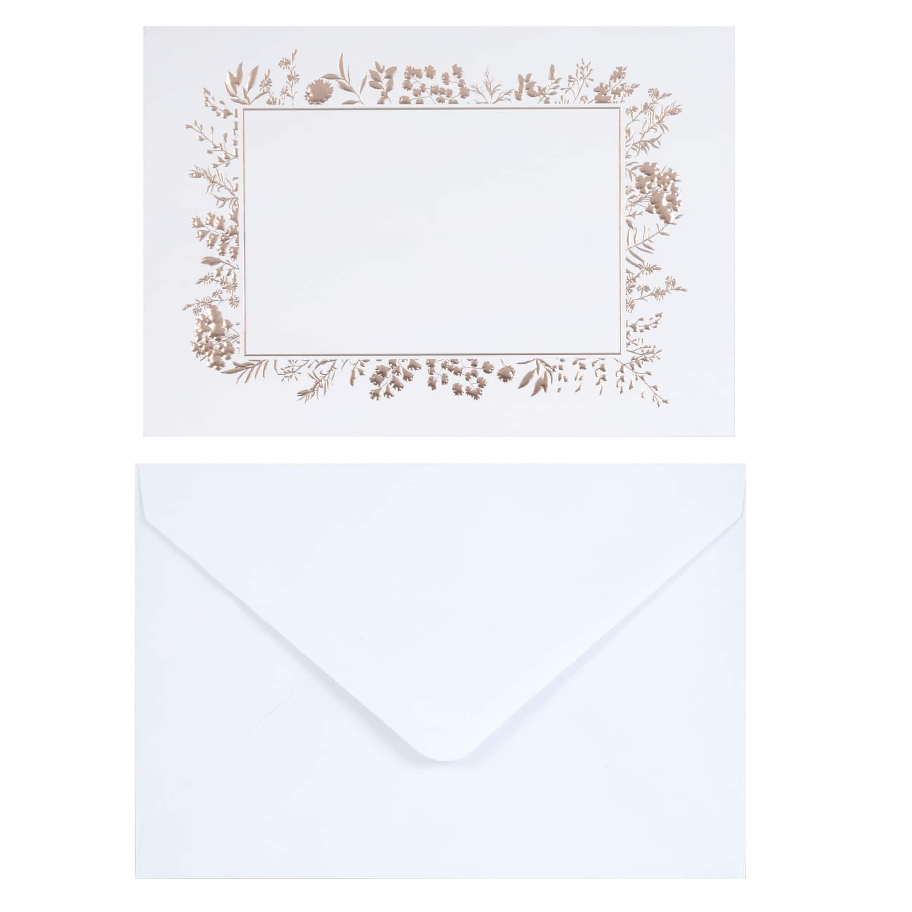 Floral Flat Cards & Envelopes by Recollections™, 5" x 7"