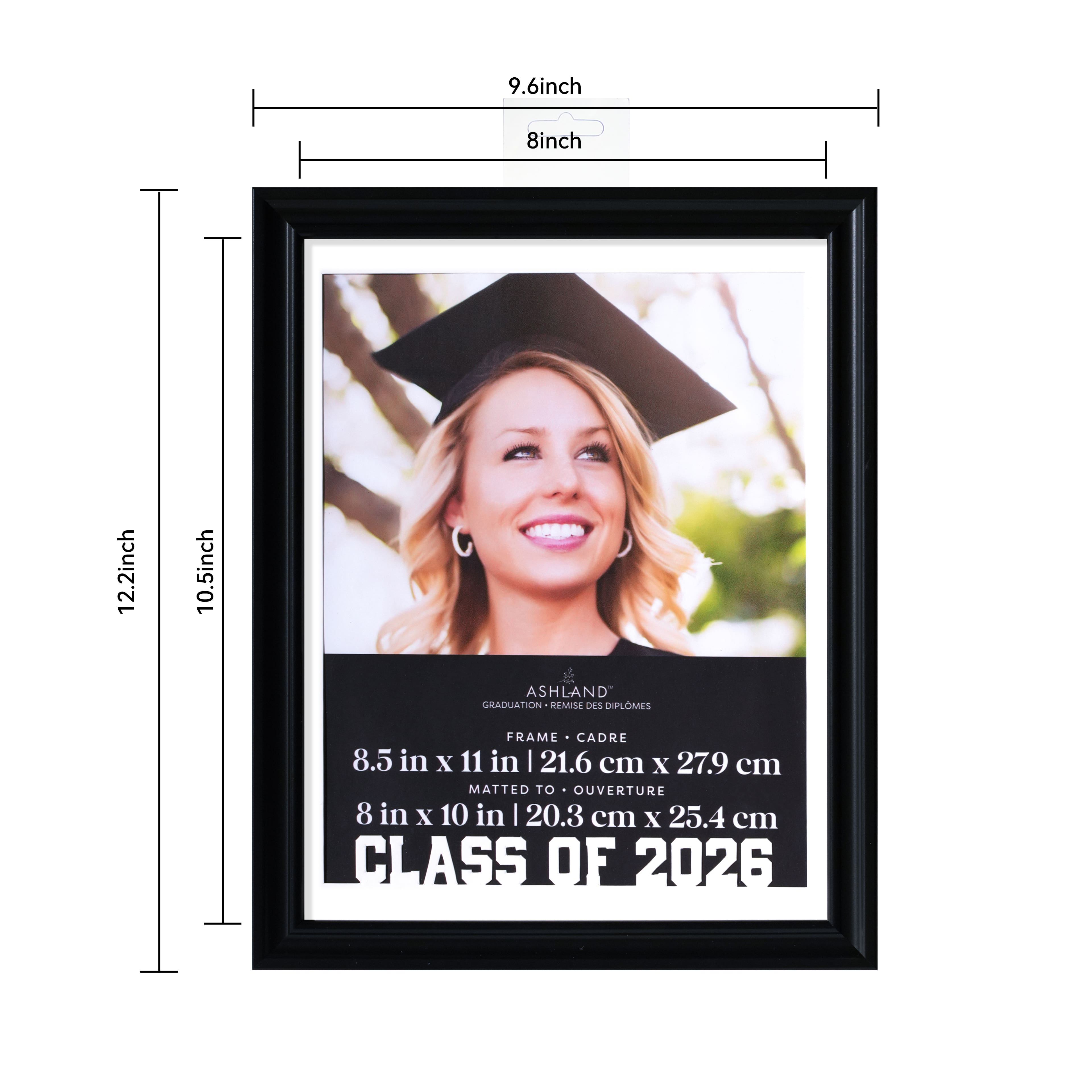8" x 10" Black Class of 2026 Matted Wall Frame, Graduation by Ashland®