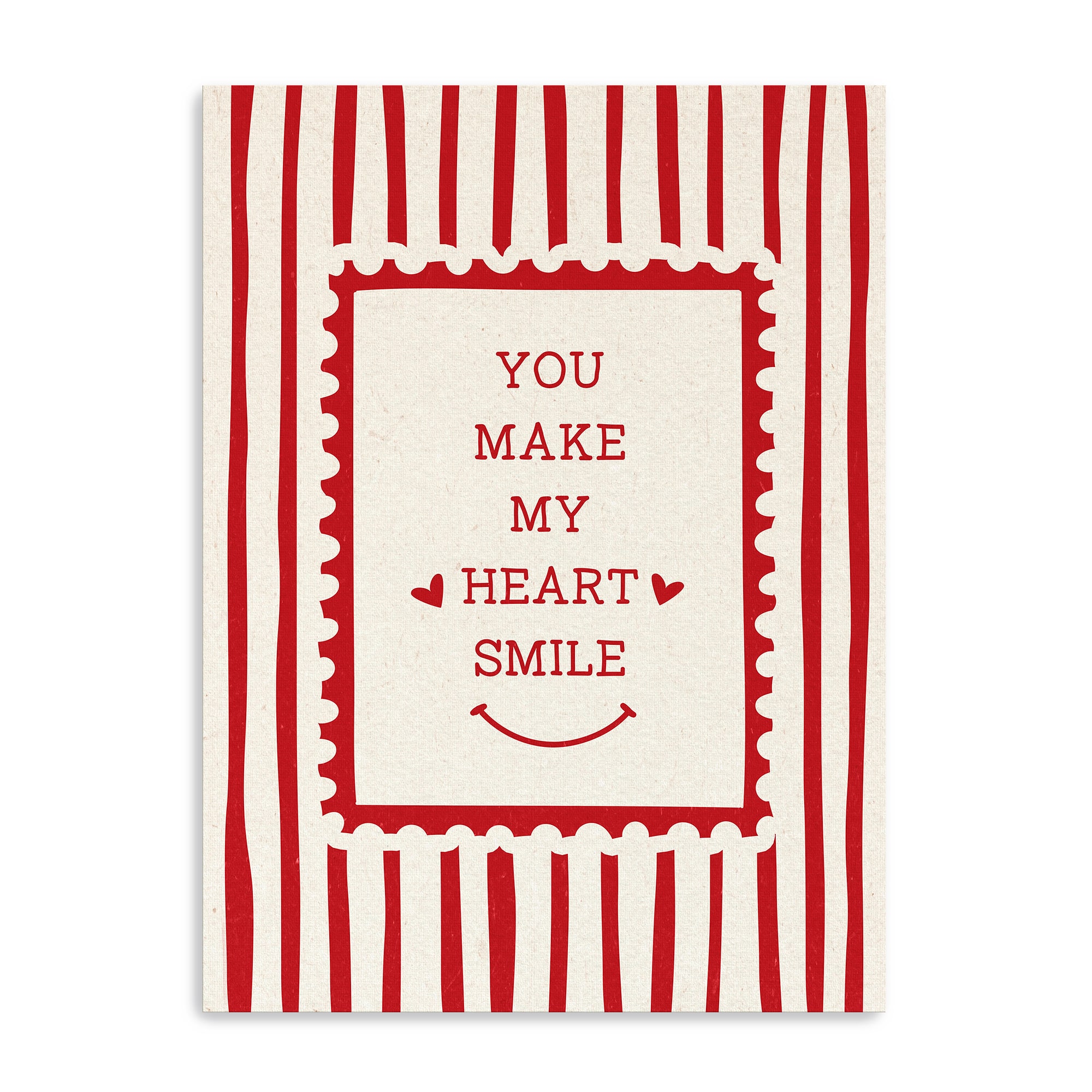 Smile Heart Canvas Giclée Art