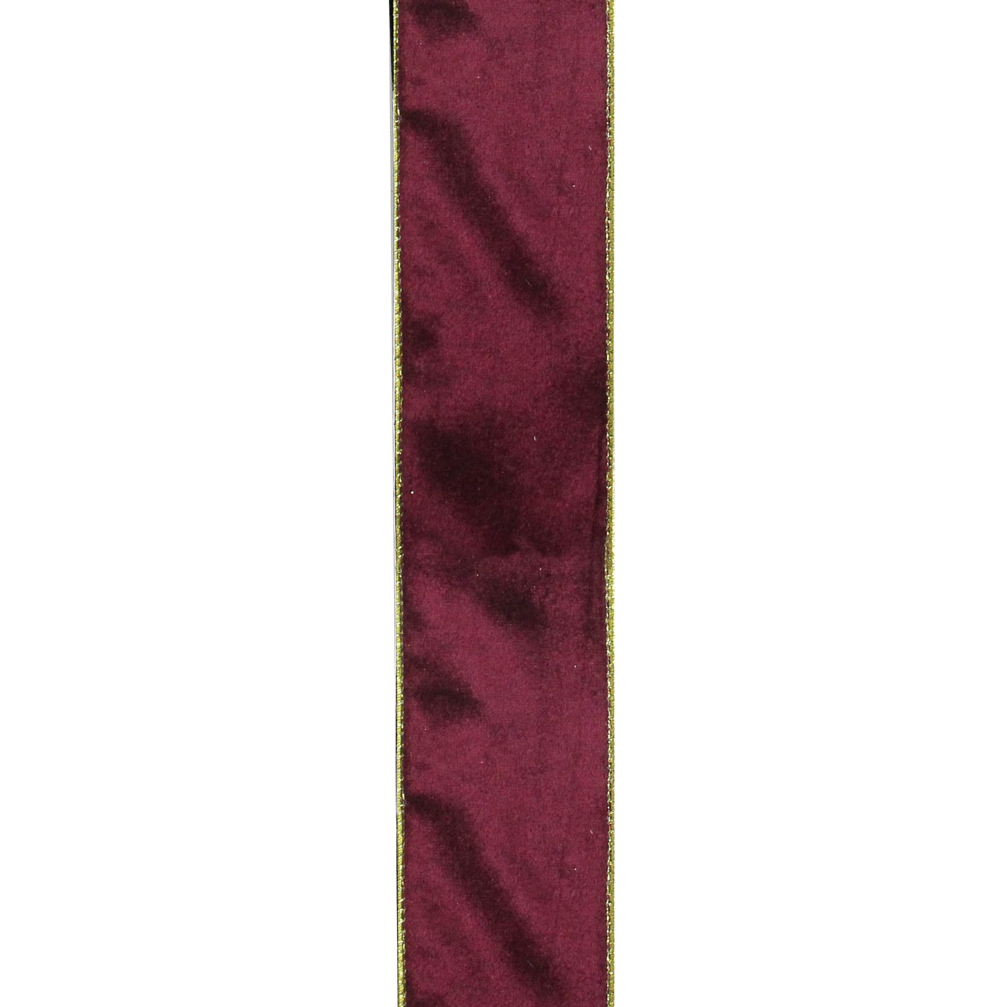 2.5" x 10yd. Red & Gold Wired Christmas Craft Ribbon Spools, 12ct.