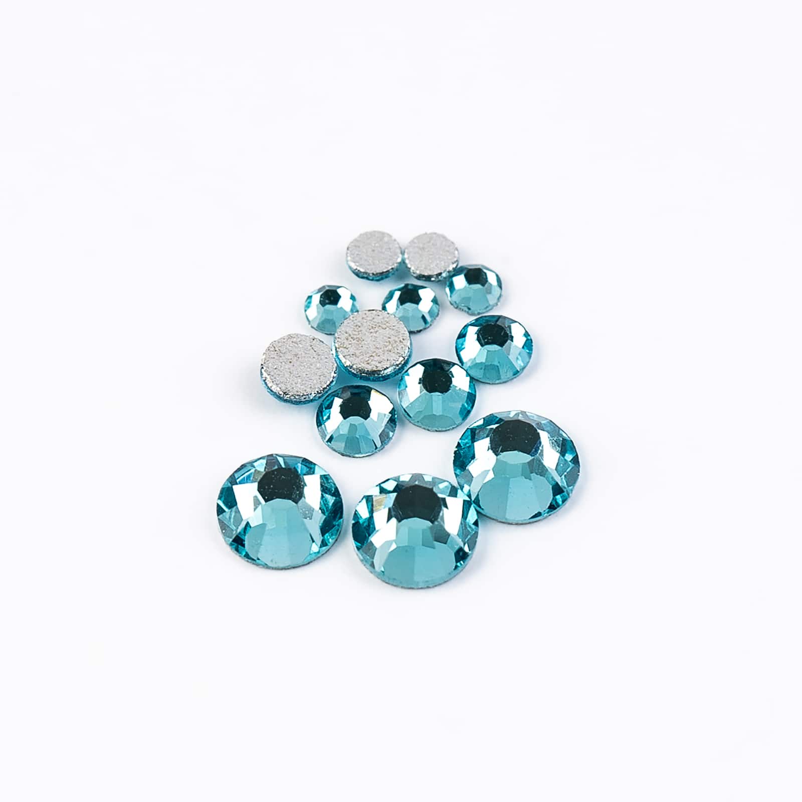 Crystal Lane DIY Assorted Glass Round Flatback Rhinestones Combo