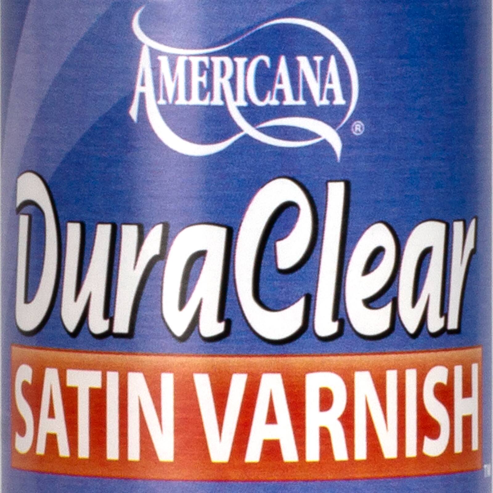 12 Pack: Americana® DuraClear Satin Varnish, 8oz.