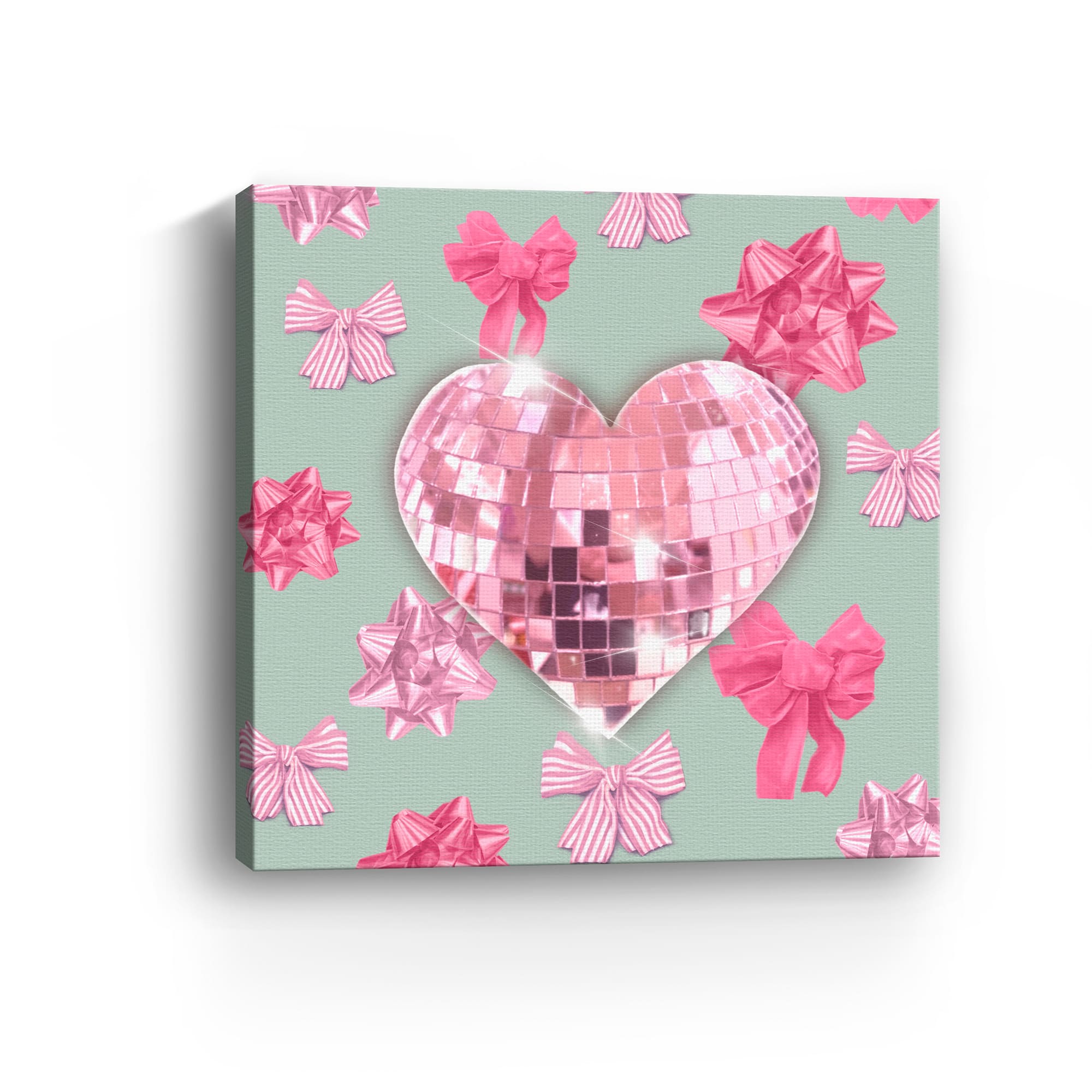 Heart Bow II Canvas Giclée Art