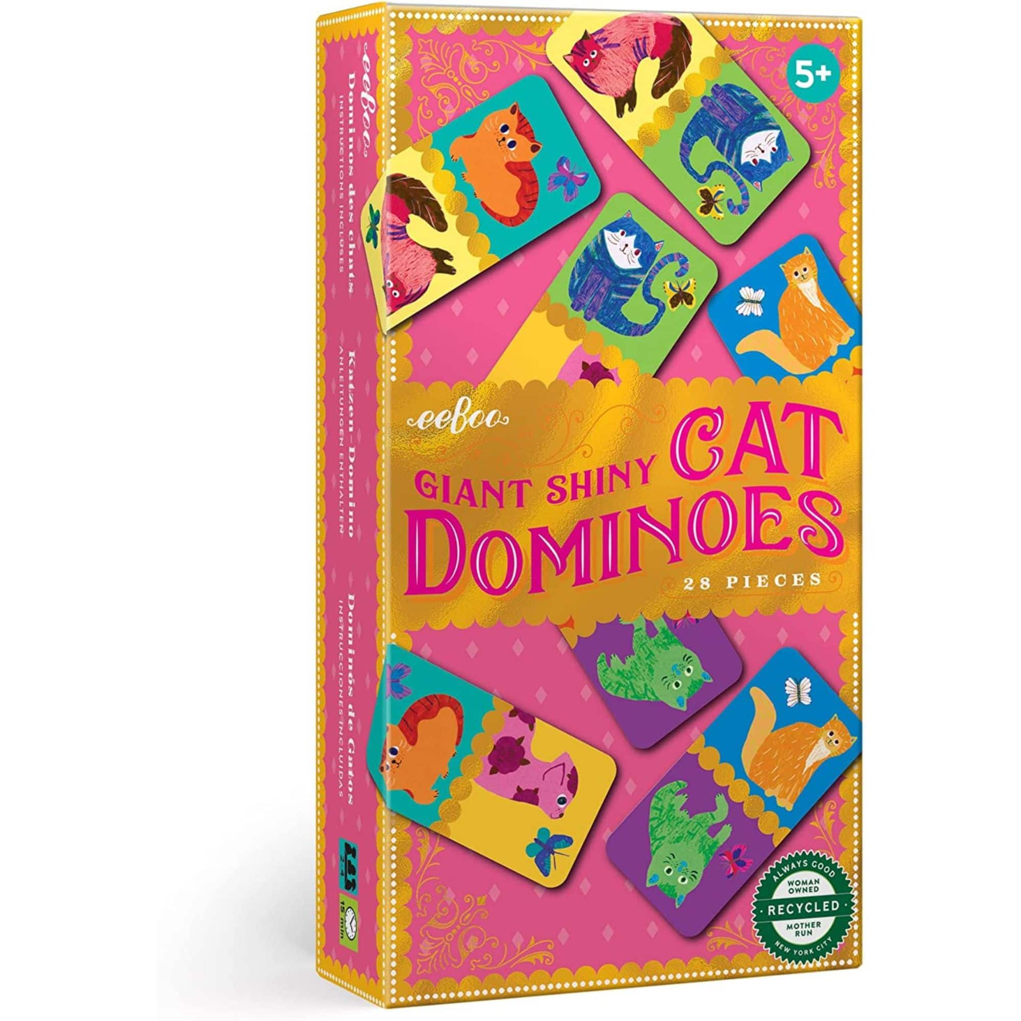 eeBoo Giant Shiny Cat Dominoes