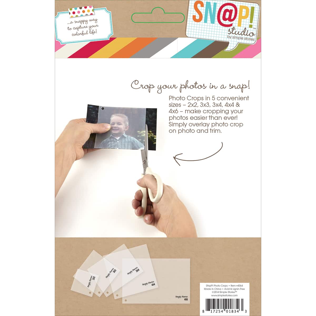 Simple Stories Sn@p!™ Square & Rectangle Photo Crops