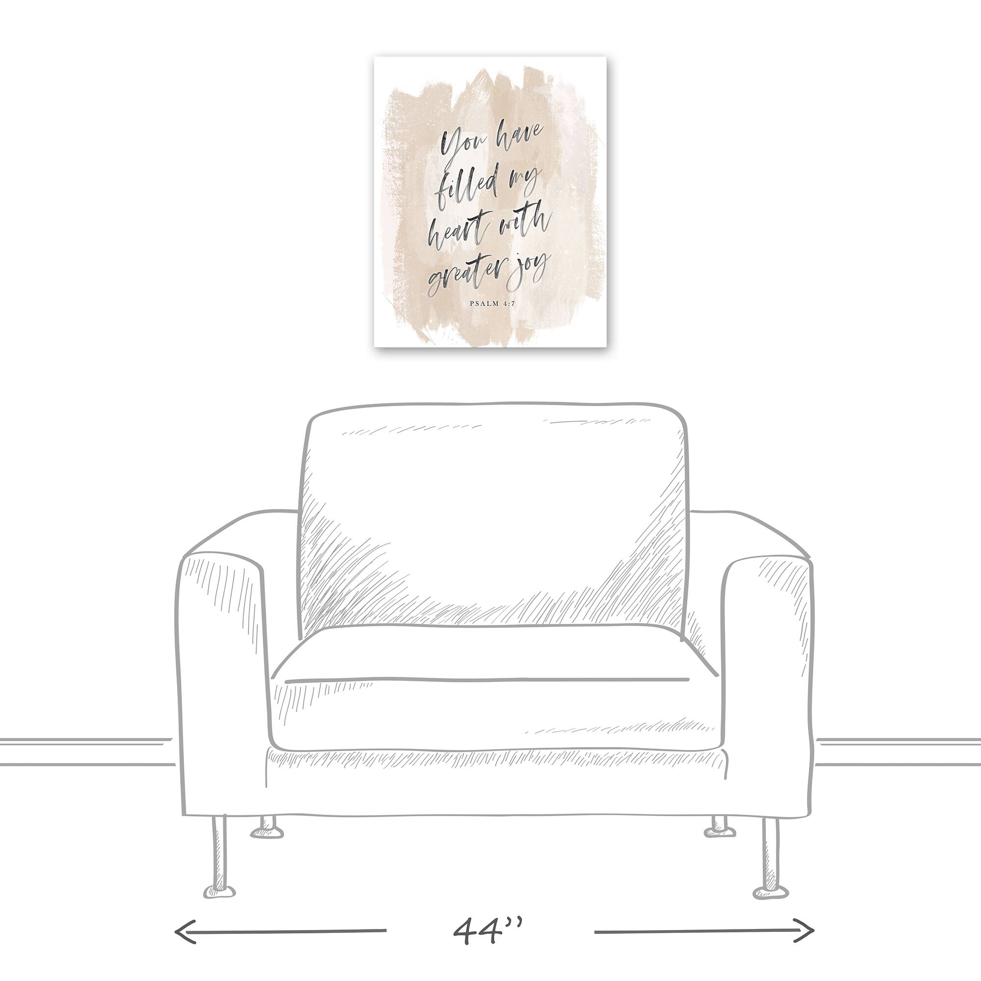 Filled my Heart with Greater Joy 16" x 20" Canvas Wall Art
