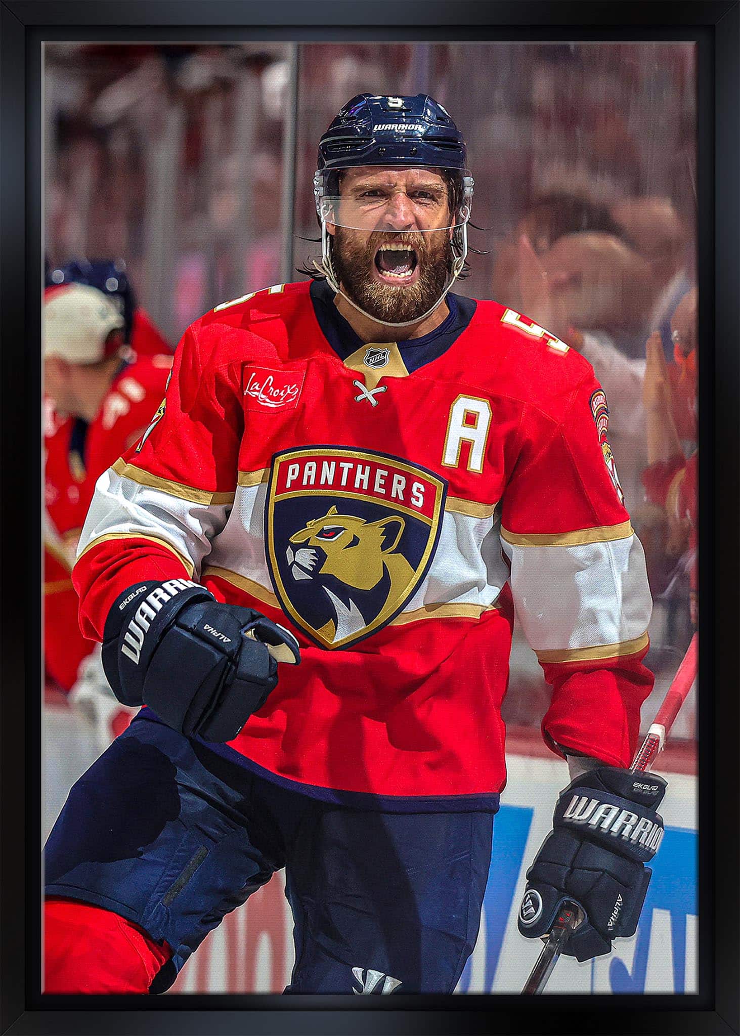 Aaron Ekblad 20" x 29" Framed Canvas Panthers 2025 Playoffs 22.5" x 31.5"