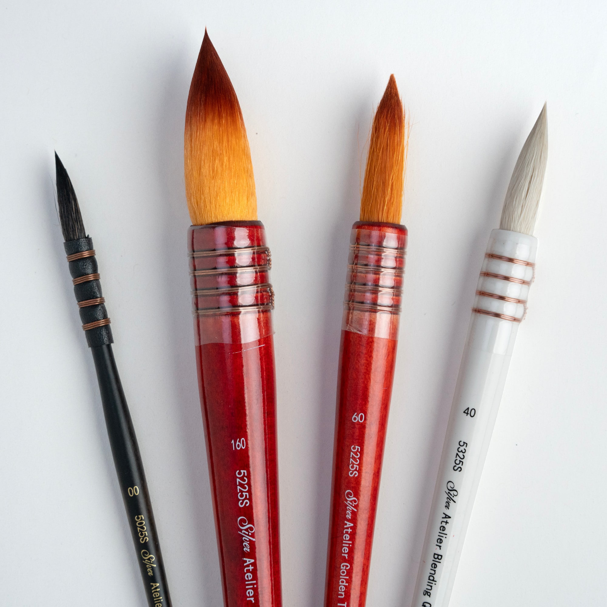 Silver Brush Limited Atelier Quill™ 4 Piece Mix Brush Set