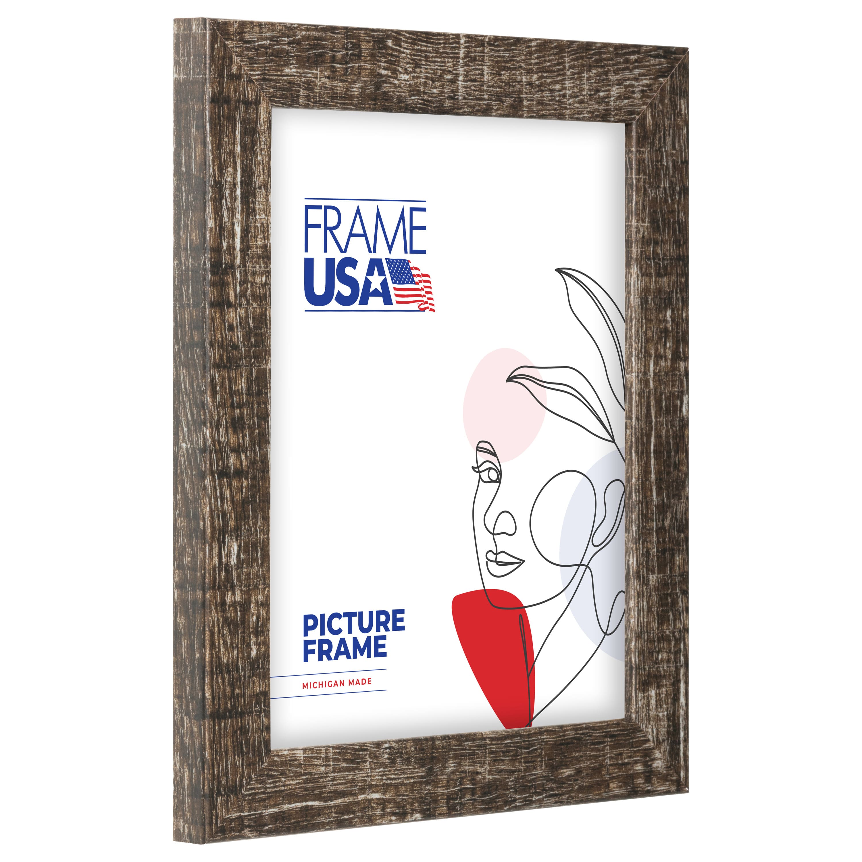 Frame USA Chalked River Rock Single Image Picture Frame