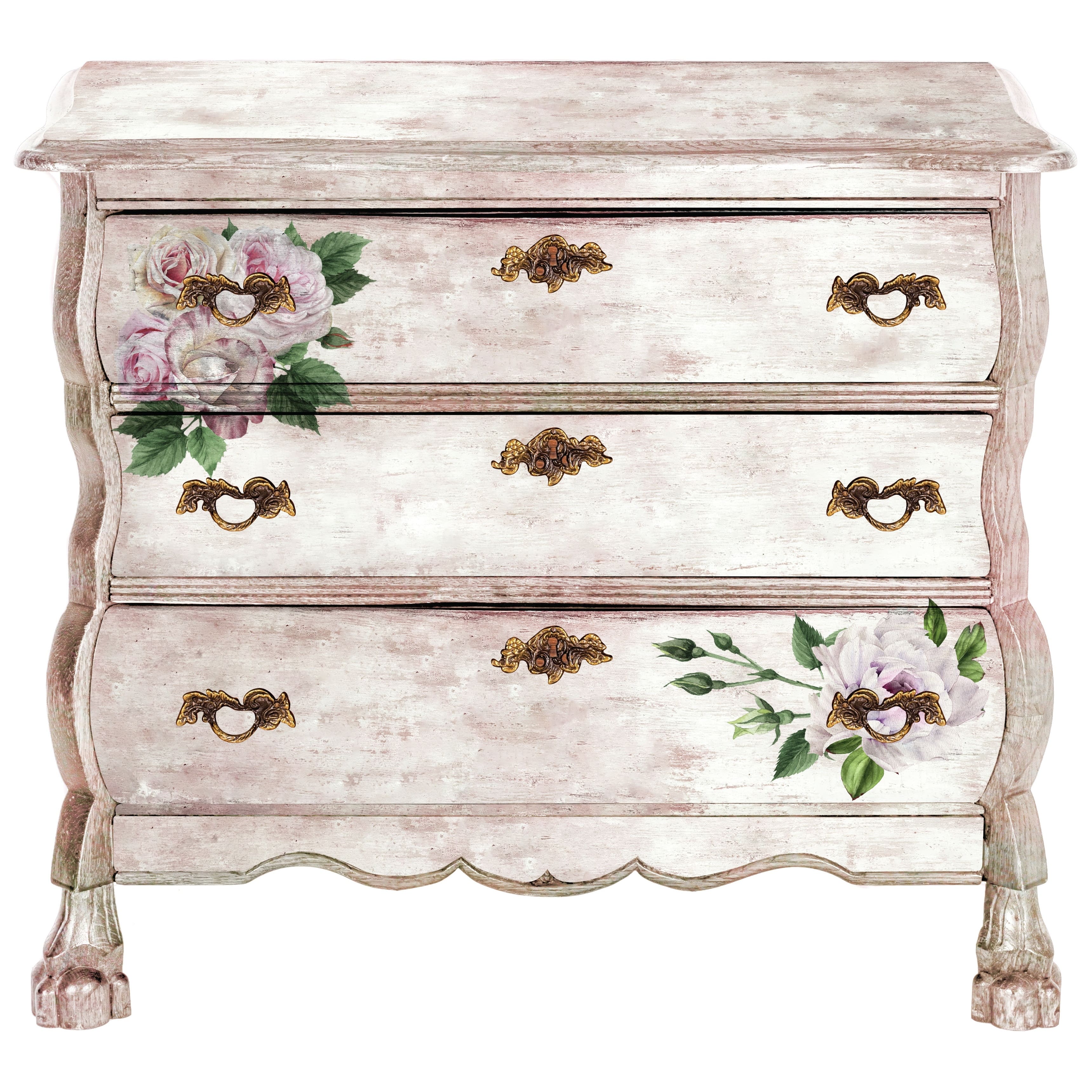 Prima® Re-Design® Delicate Roses Décor Transfers