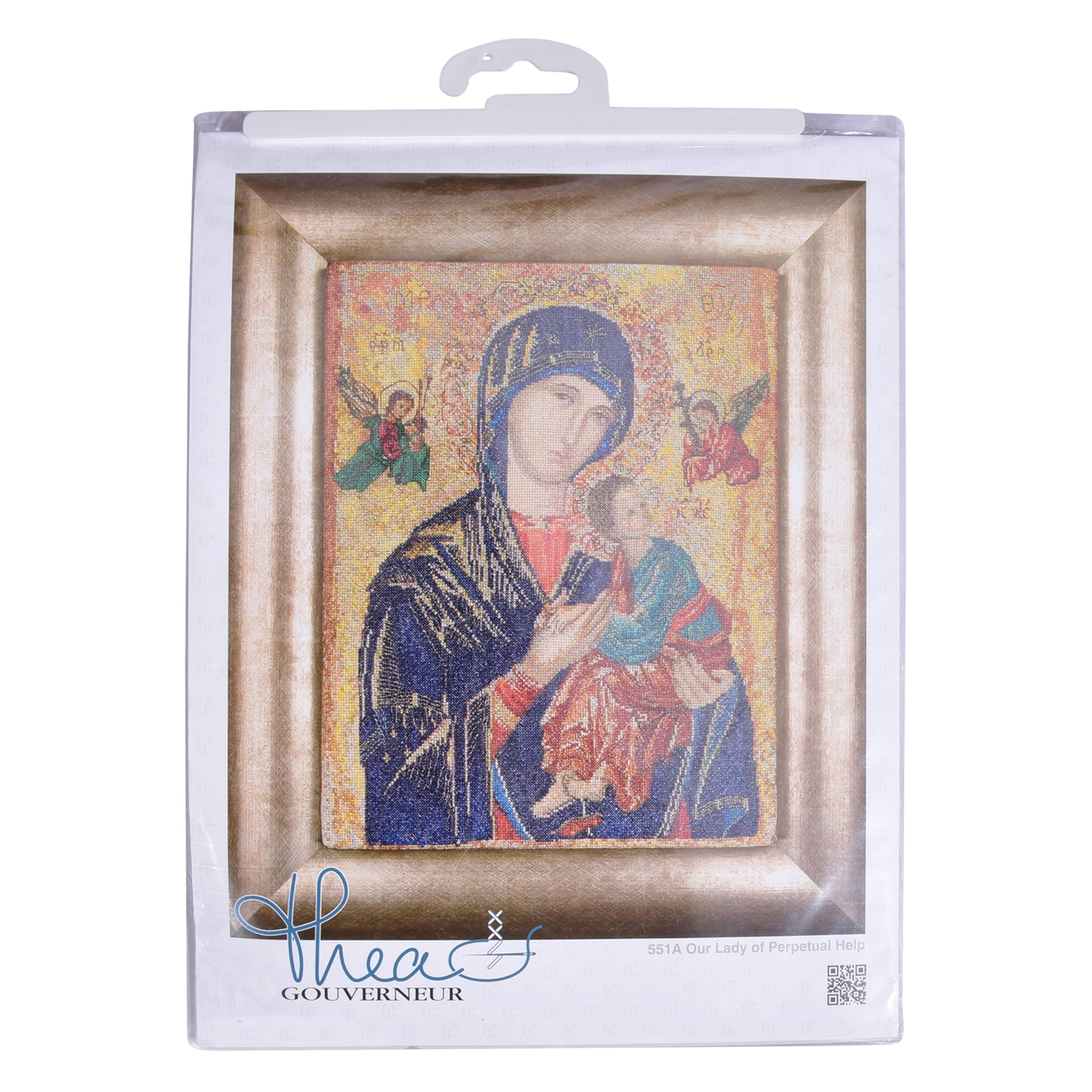 Thea Gouverneur Since 1959® Our Lady of Perpetual Help Counted Cross Stitch Kit