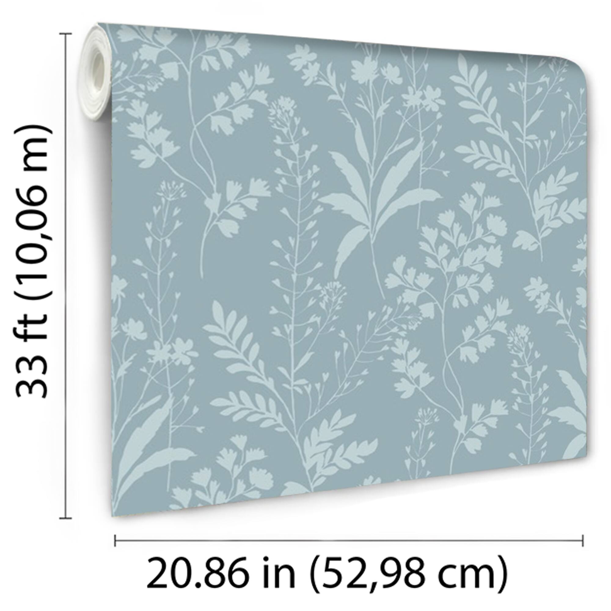 Designs Direct Wildflower Silhouettes Wallpaper