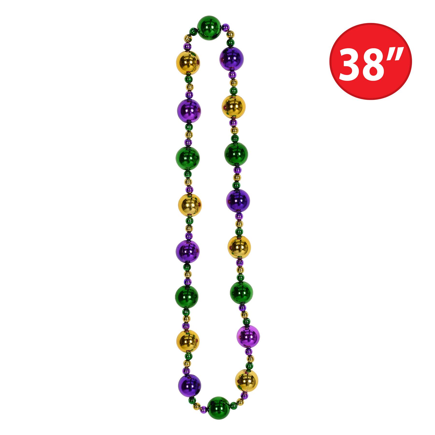 Beistle 38" Jumbo Mardi Gras Beads
