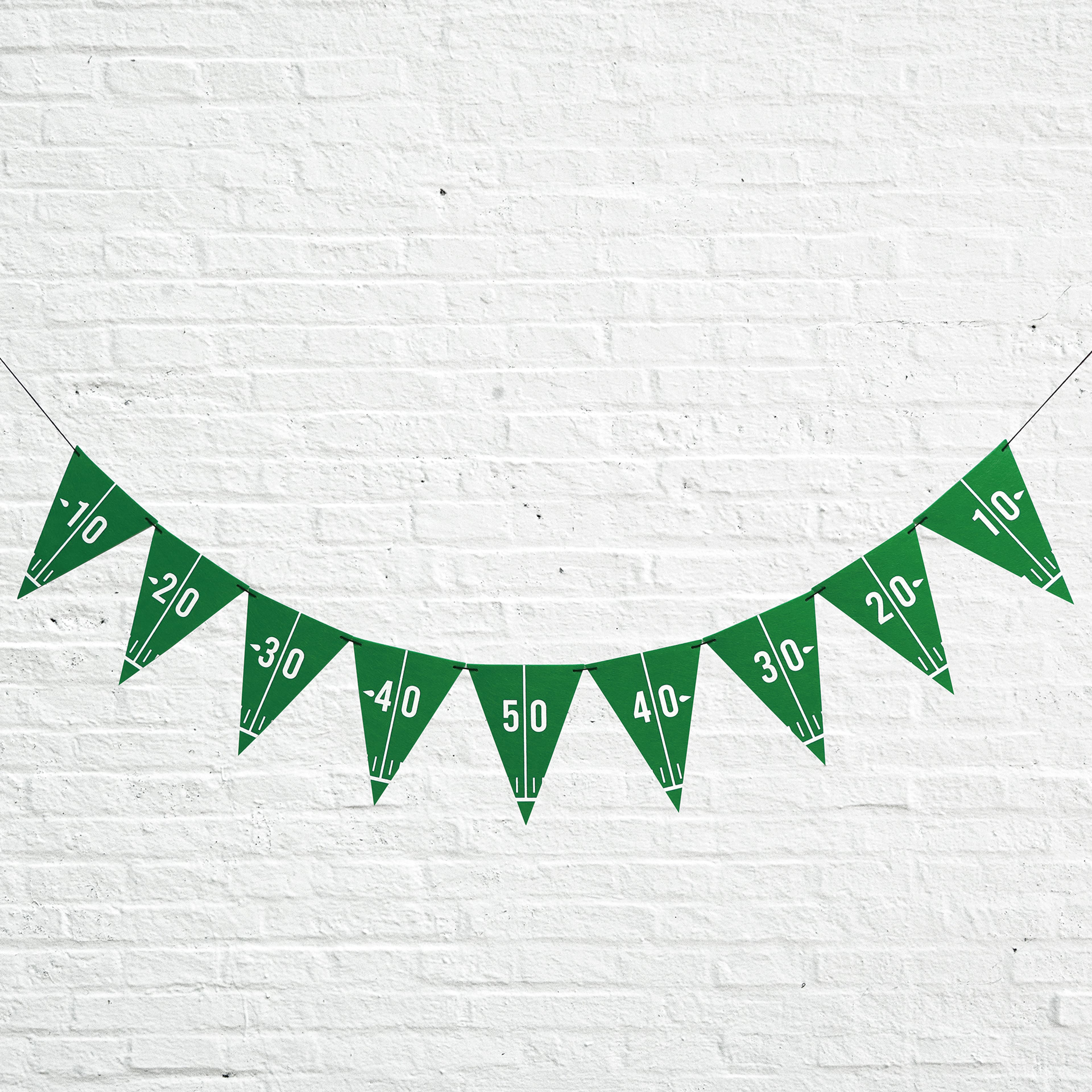 8ft. Football Field Paper Banner by Celebrate It™