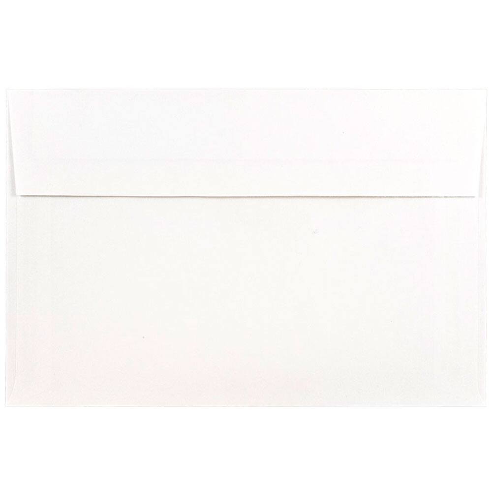 JAM Paper 6" x 9" Silver Foil Lined Invitation Envelopes