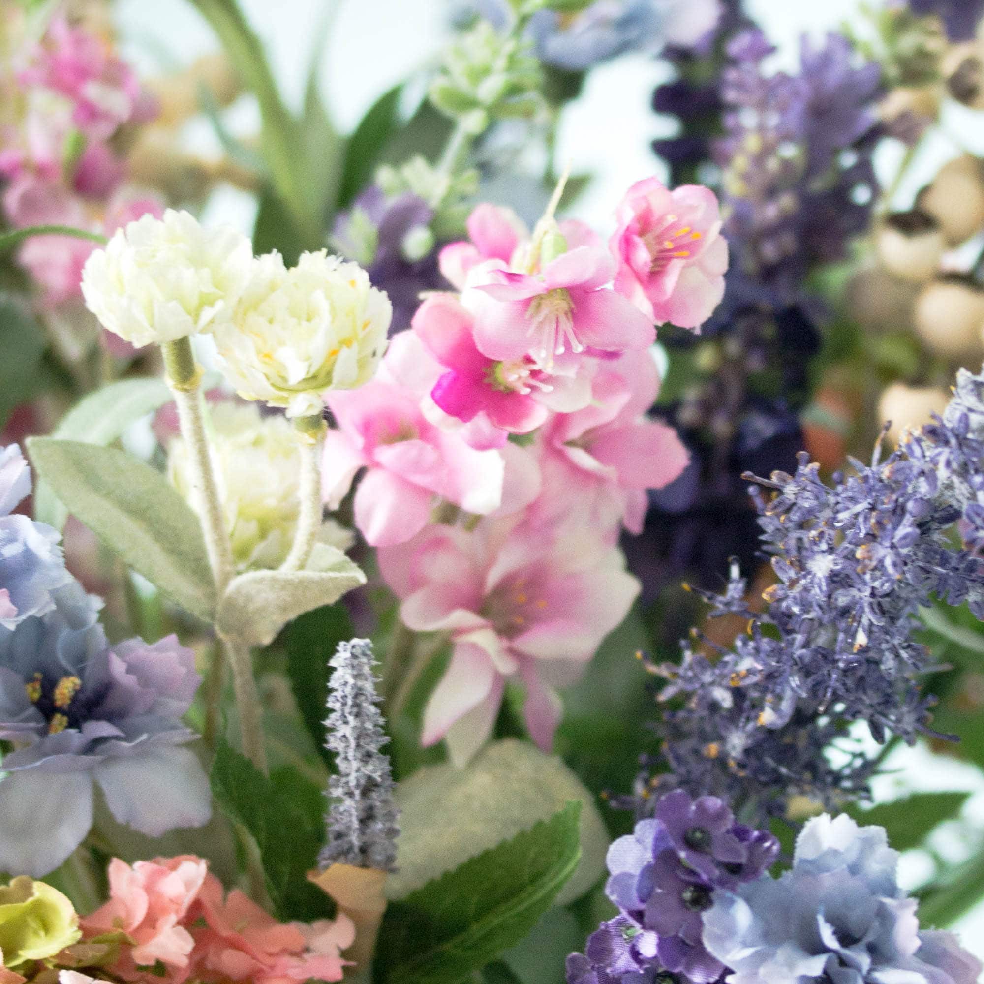 16" Lavender & Hydrangea Arrangement in Vase